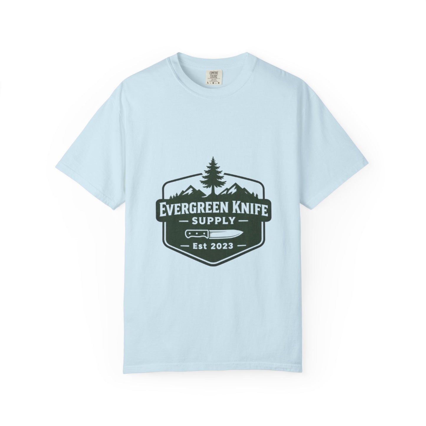 Evergreen Knife Supply T-Shirt — Outdoor Camping Logo Tee