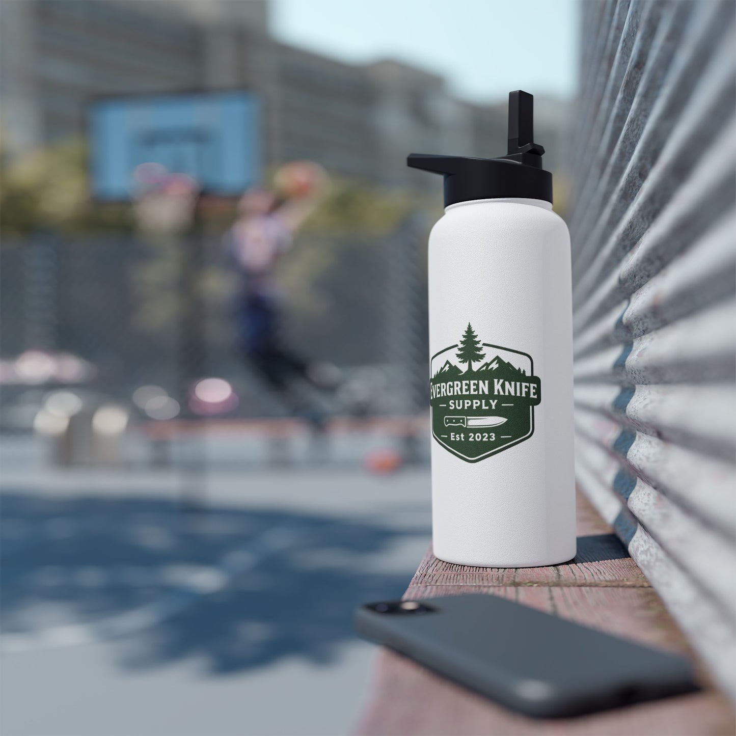 Everglades Park Badge Stainless Steel Water Bottle – Outdoor Adventure Insulated Bottle