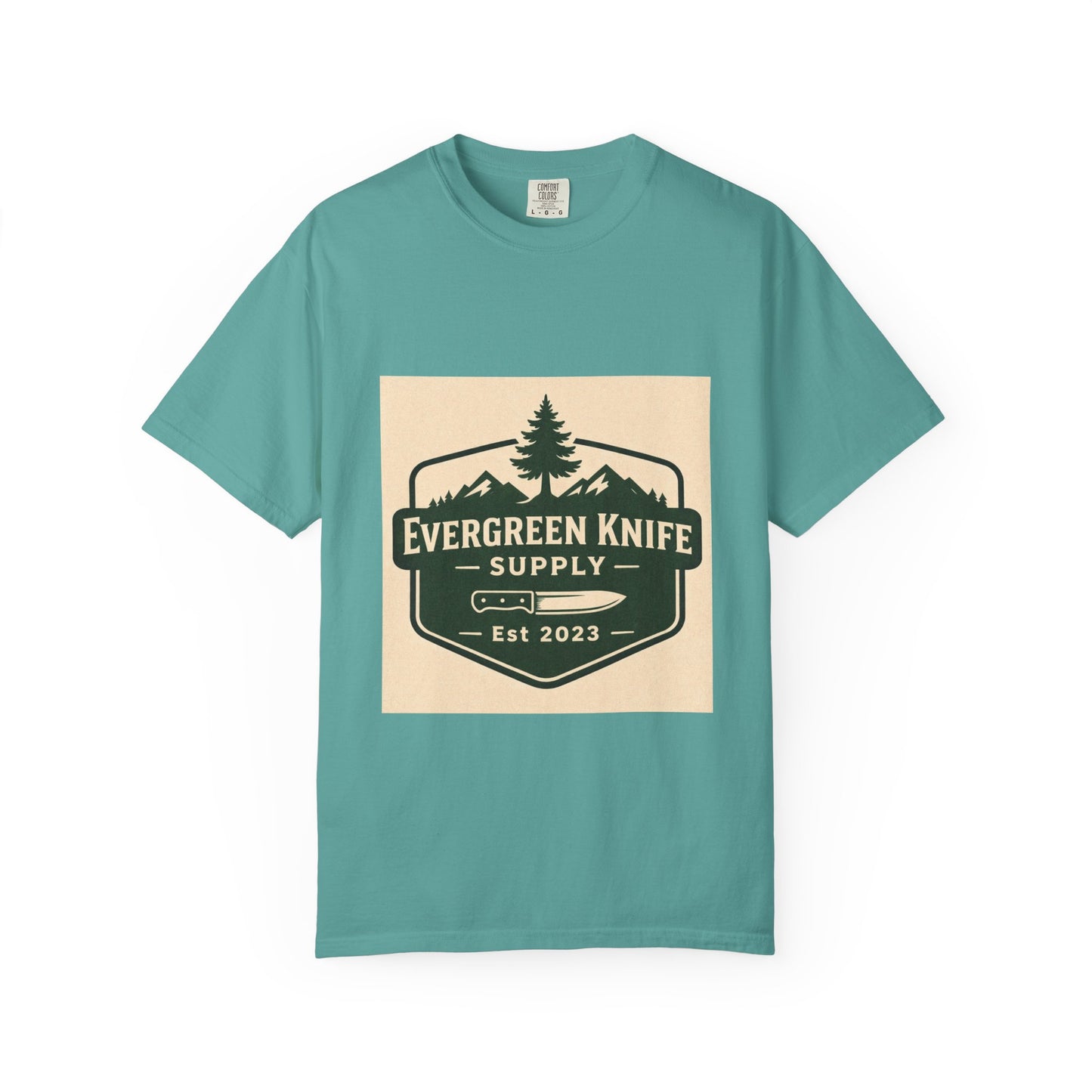 Evergreen Knife Supply T-Shirt — Outdoor Camping Logo Tee