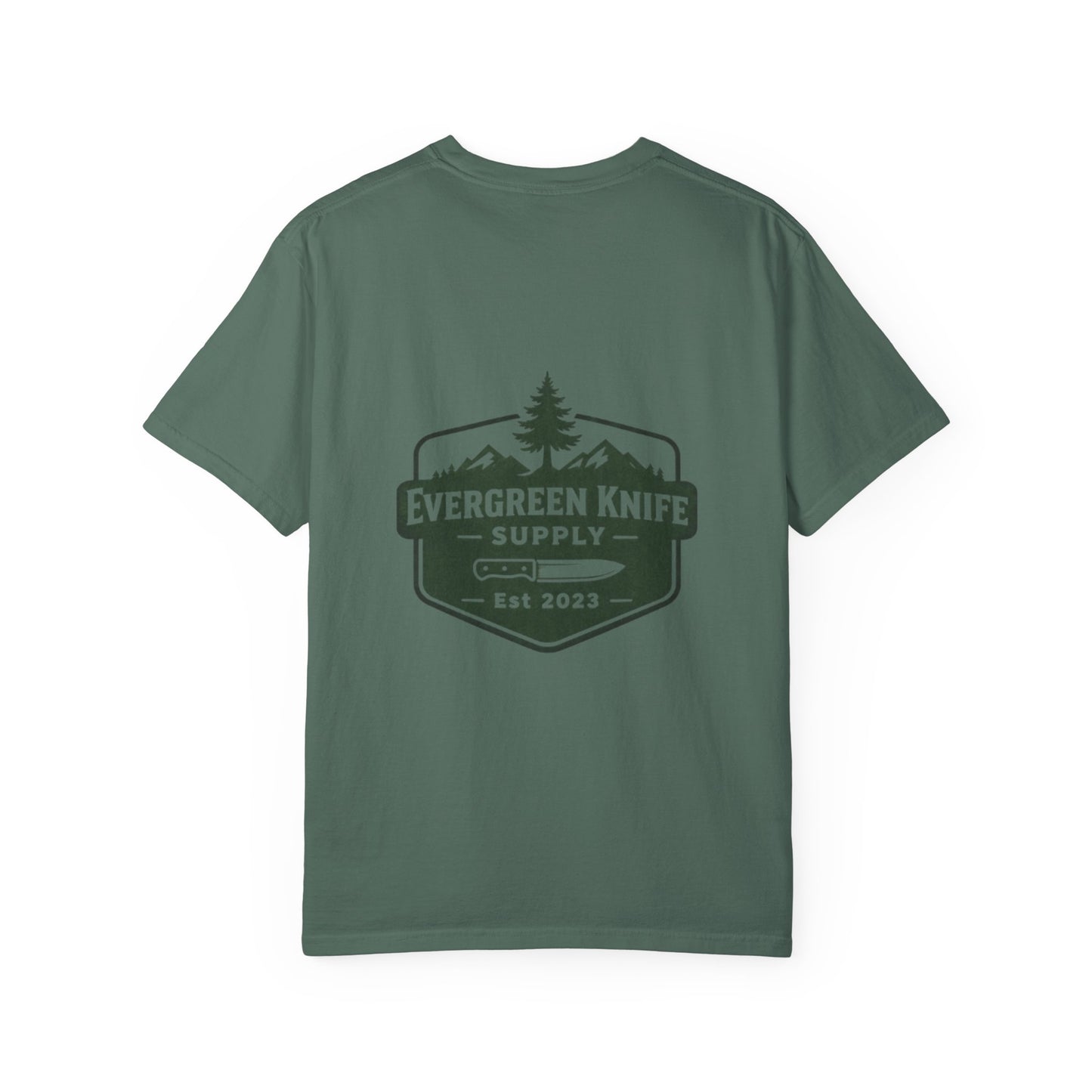 Evergreen Knife Supply T-Shirt — Outdoor Camping Logo Tee