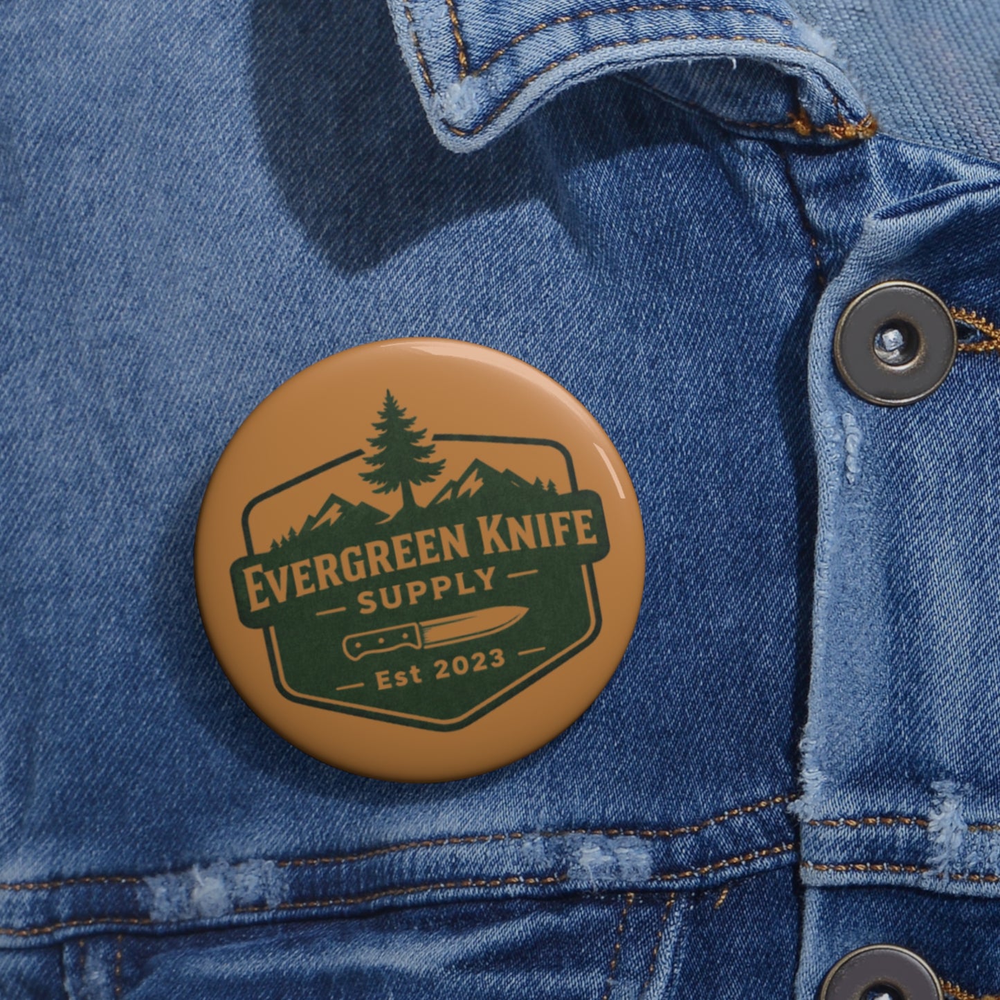 Custom Pin Buttons, Personalized Badge, Fun Accessories, Gift for Hikers, Branding Flair, Unique Keepsake