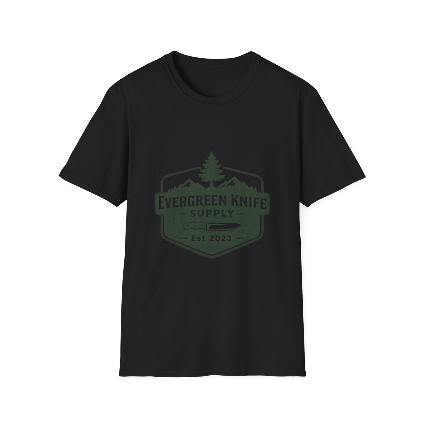 Evergreen Knife Supply Logo T-Shirt — Outdoor Camping Gear Tee