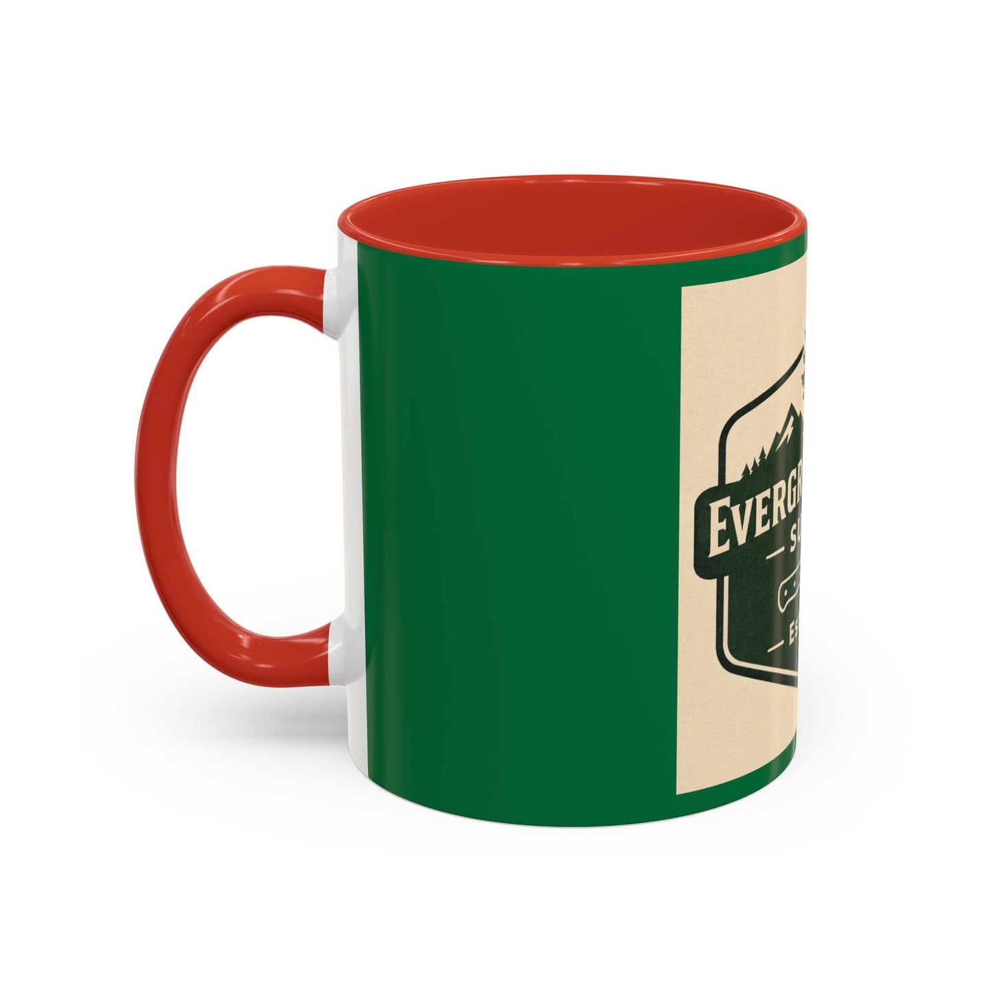 Evergreen Knife Supply Coffee Mug — Rustic Outdoor Camper 11/15oz Accent Mug