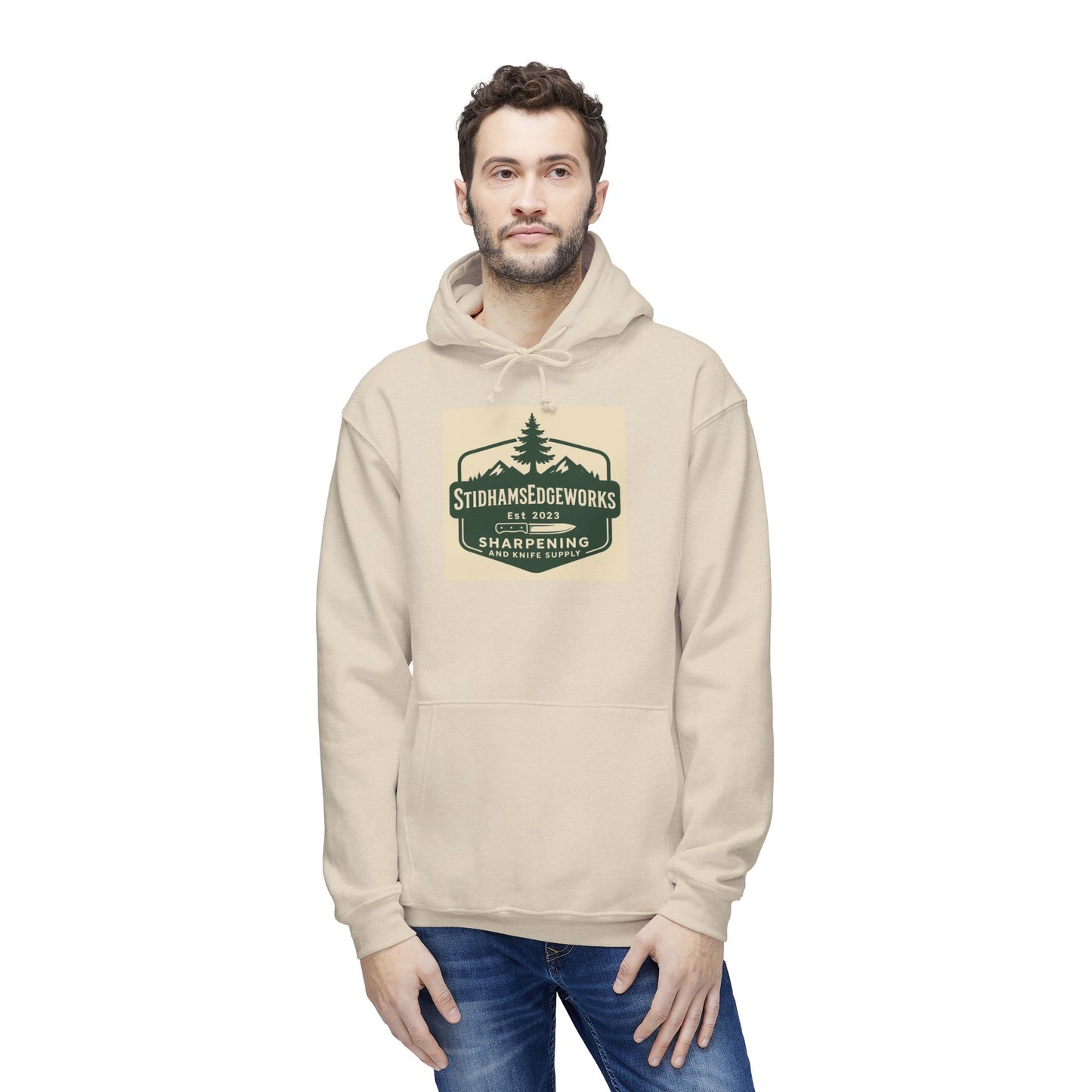 Lumberjack Themed Unisex Hooded Sweatshirt, Cozy Gift for Outdoor Enthusiasts, Tree Lover's Apparel, Perfect for Fall Camping