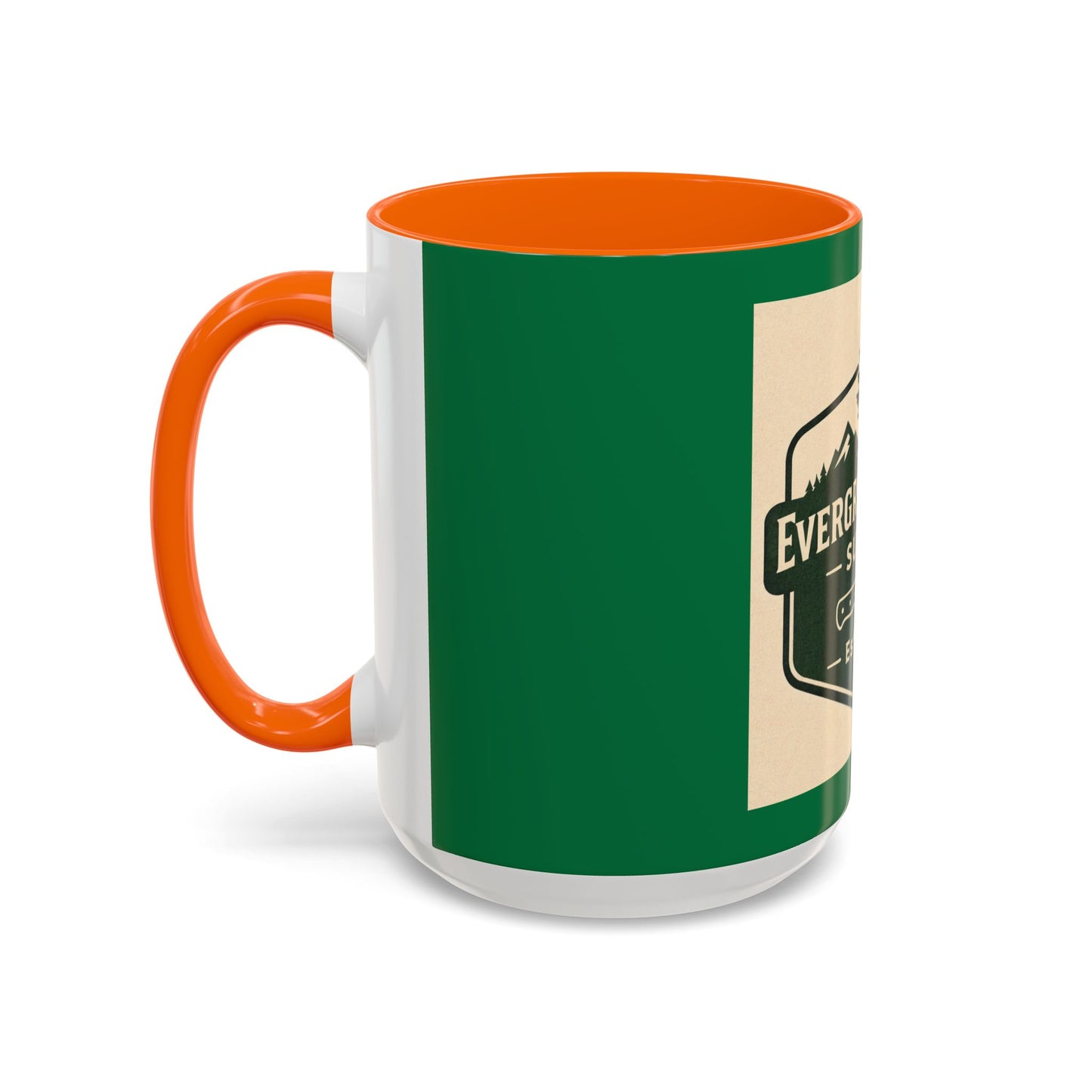 Evergreen Knife Supply Coffee Mug — Rustic Outdoor Camper 11/15oz Accent Mug
