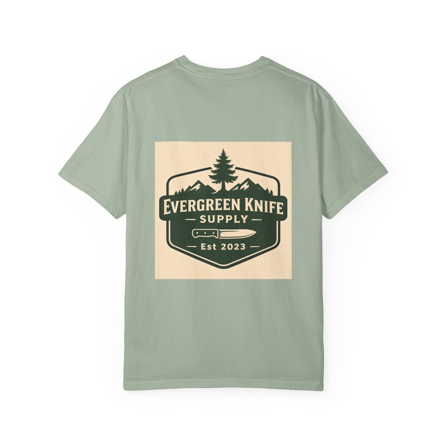 Evergreen Knife Supply T-Shirt — Outdoor Camping Logo Tee