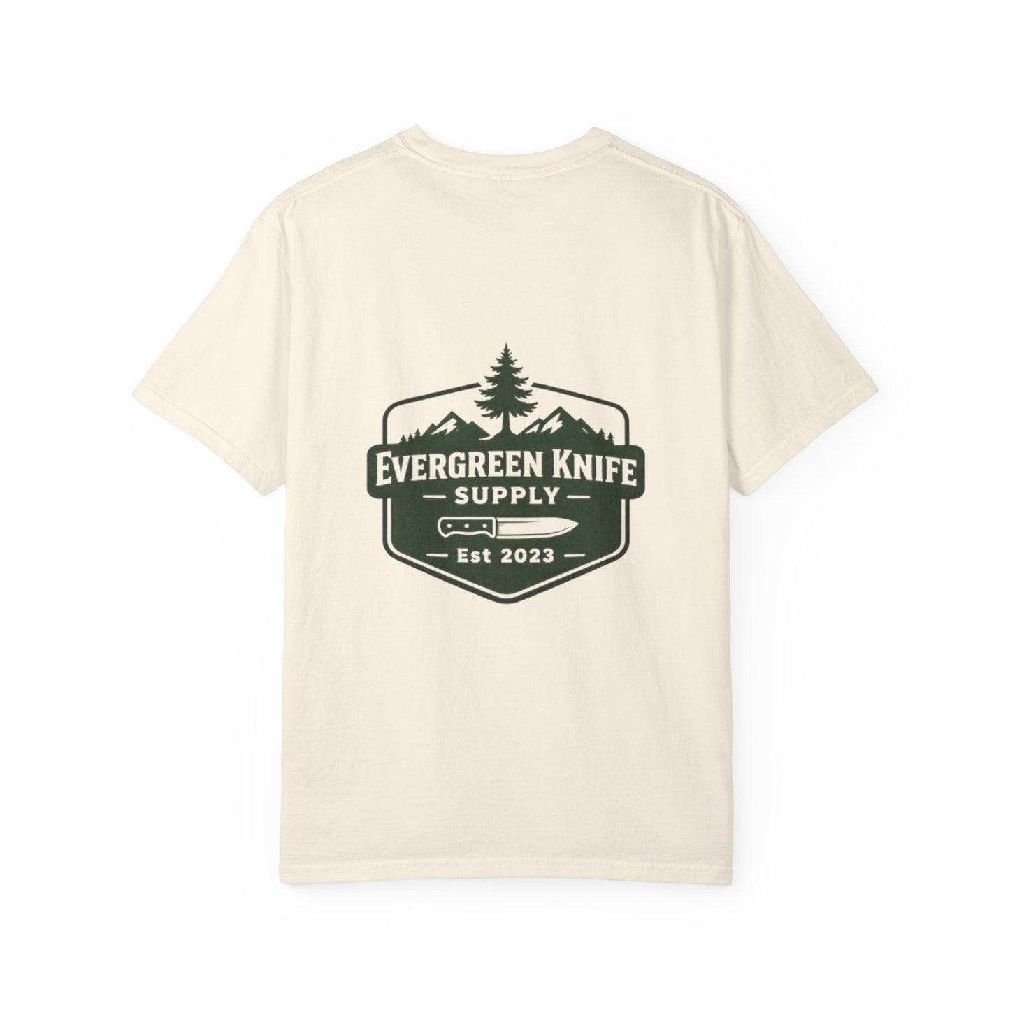 Evergreen Knife Supply T-Shirt — Outdoor Camping Logo Tee