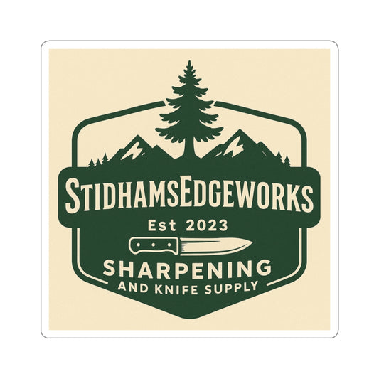 Outdoor Adventure Kiss-Cut Stickers, Rustic Decor, Hiking Gear, Knife Enthusiast Gift, Nature Lover Accessory
