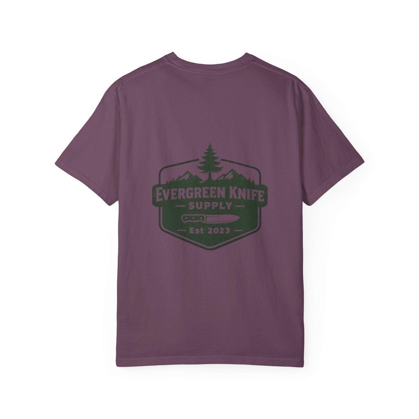 Evergreen Knife Supply T-Shirt — Outdoor Camping Logo Tee