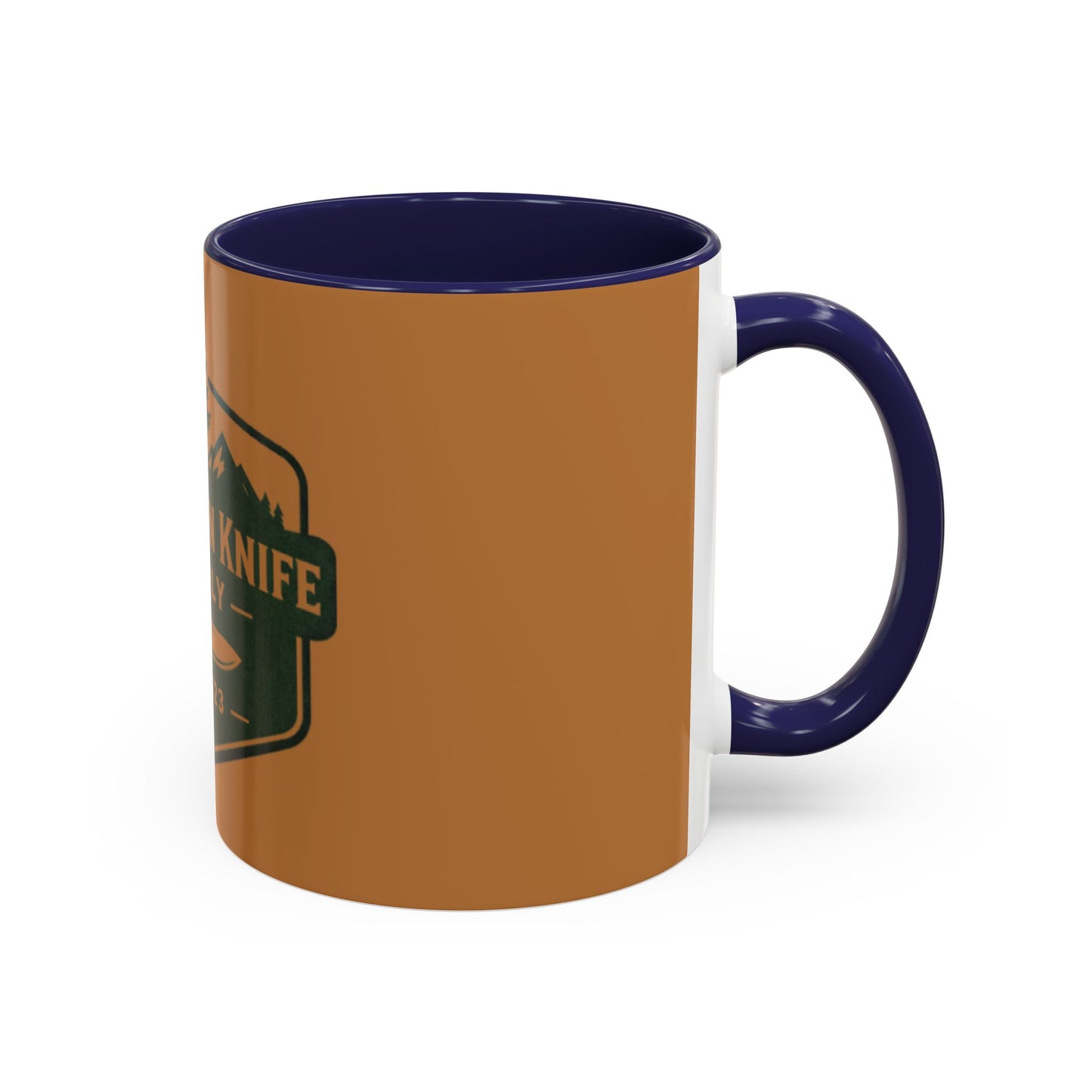 Evergreen Knife Supply Coffee Mug — Rustic Outdoor Camper 11/15oz Accent Mug