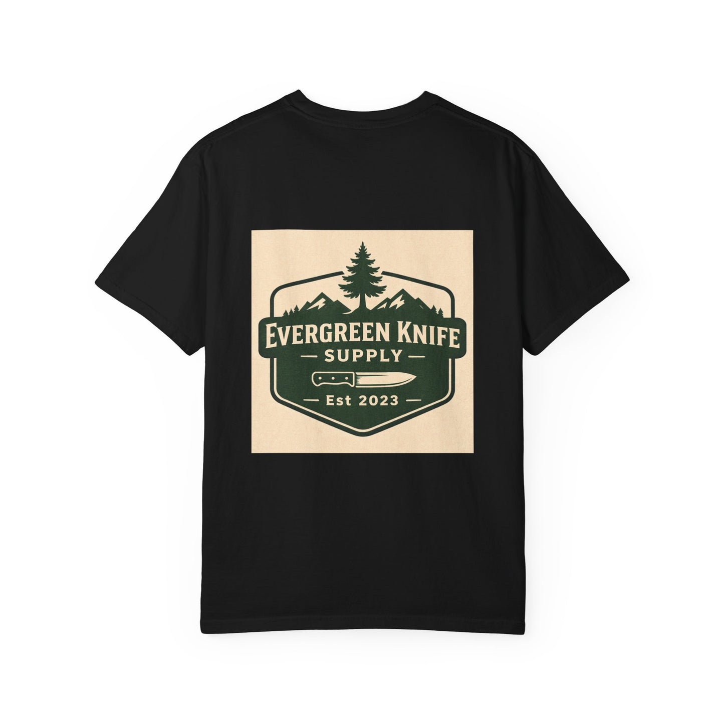 Evergreen Knife Supply T-Shirt — Outdoor Camping Logo Tee