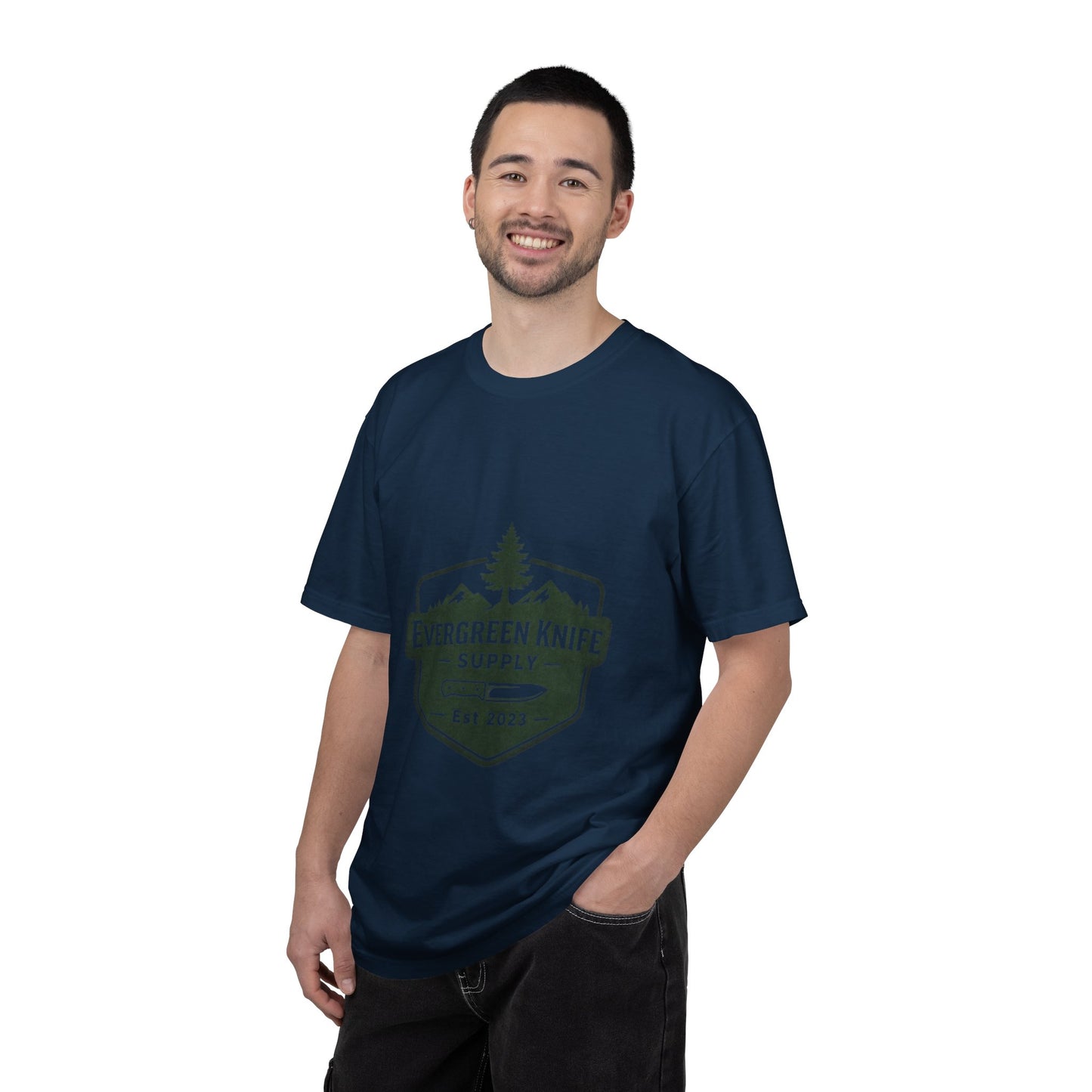 Evergreen Knife Supply T-Shirt — Outdoor Camping Logo Tee