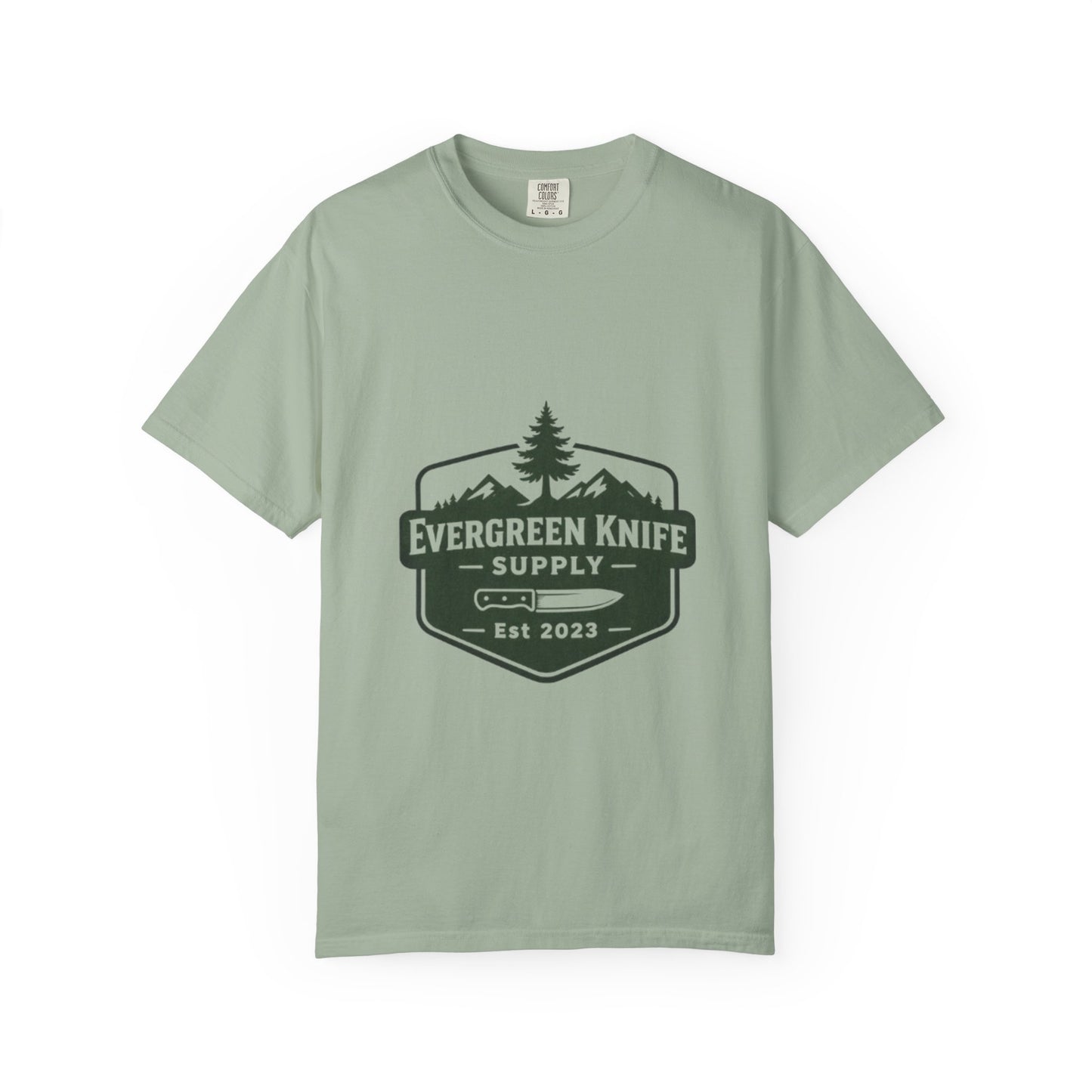Evergreen Knife Supply T-Shirt — Outdoor Camping Logo Tee