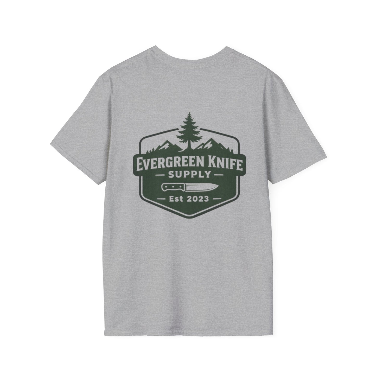 Evergreen Knife Supply Logo T-Shirt — Outdoor Camping Gear Tee