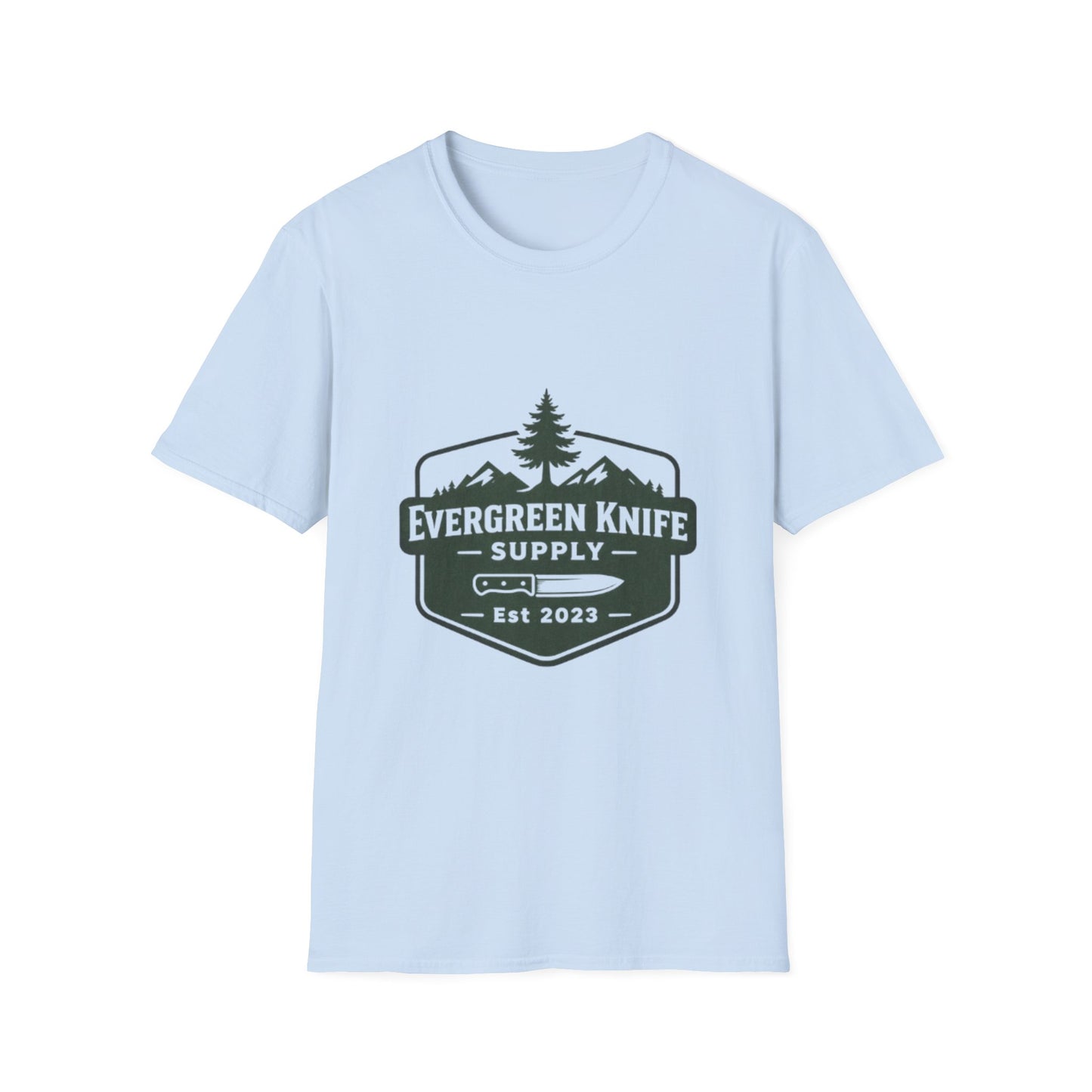 Evergreen Knife Supply Logo T-Shirt — Outdoor Camping Gear Tee