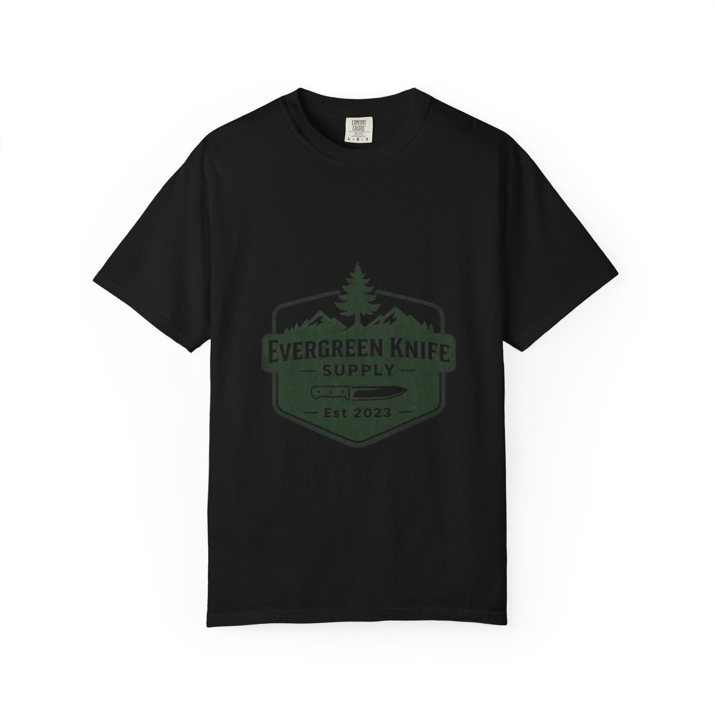 Evergreen Knife Supply T-Shirt — Outdoor Camping Logo Tee