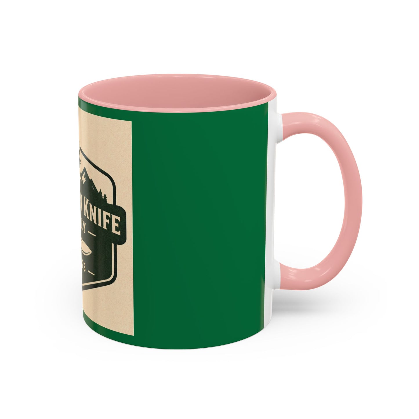 Evergreen Knife Supply Coffee Mug — Rustic Outdoor Camper 11/15oz Accent Mug