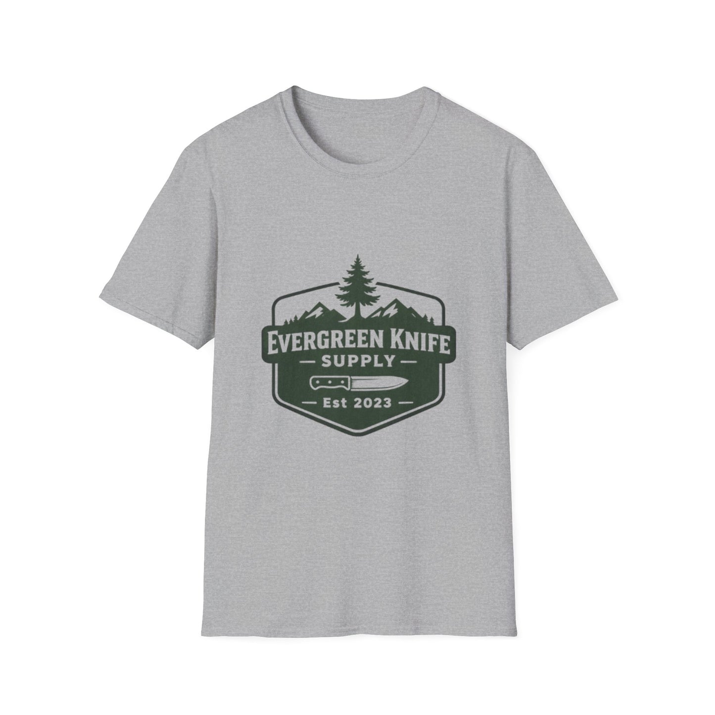 Evergreen Knife Supply Logo T-Shirt — Outdoor Camping Gear Tee