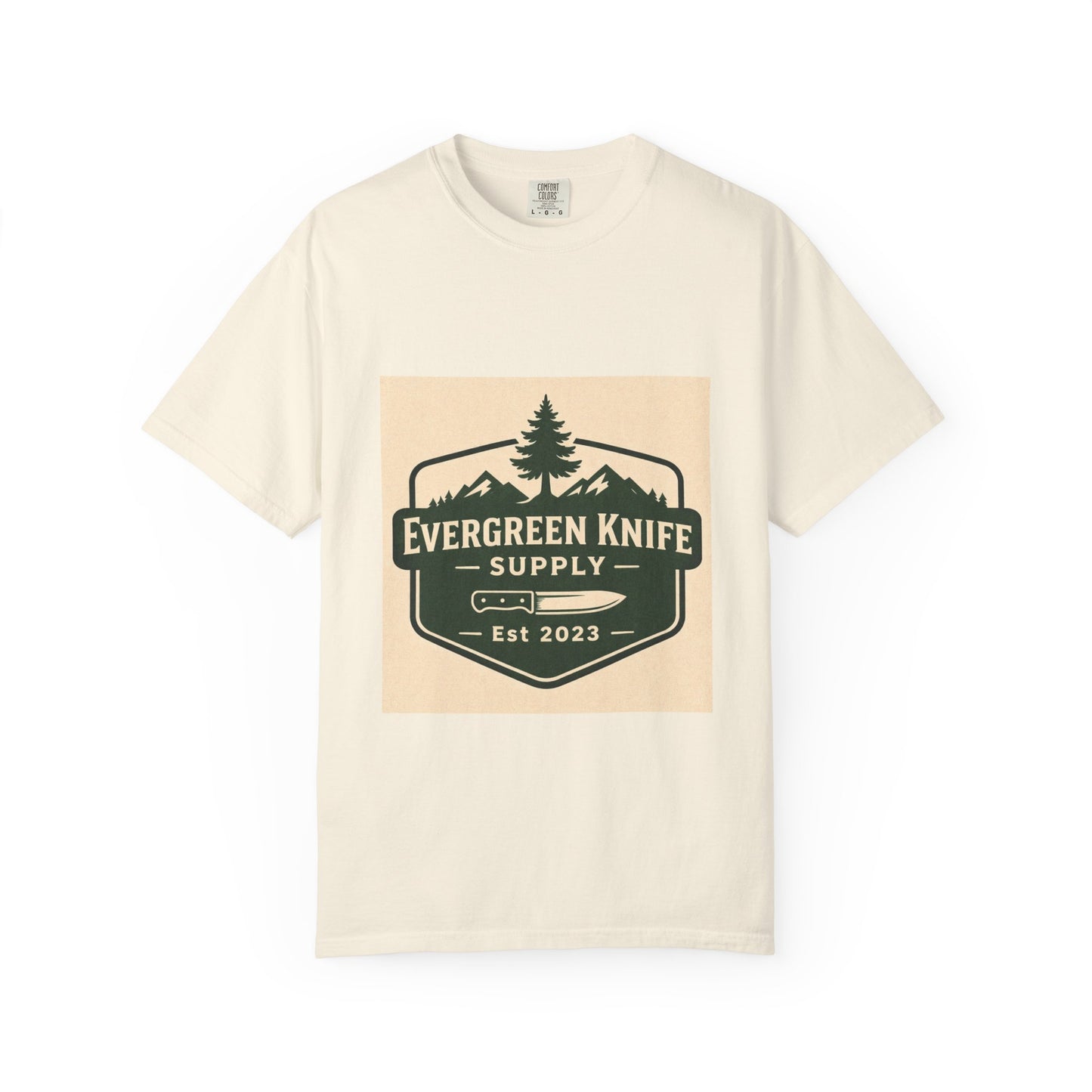 Evergreen Knife Supply T-Shirt — Outdoor Camping Logo Tee