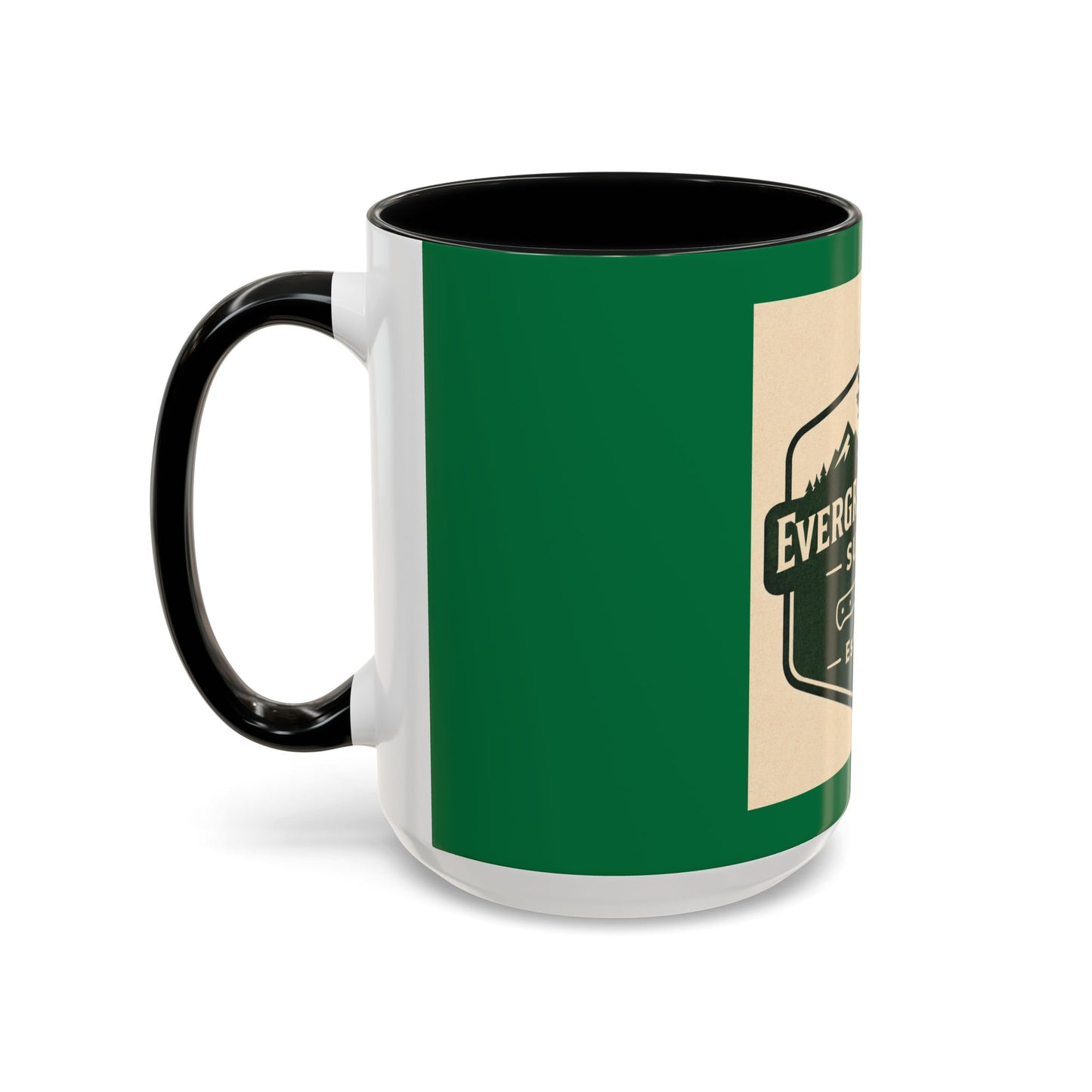 Evergreen Knife Supply Coffee Mug — Rustic Outdoor Camper 11/15oz Accent Mug