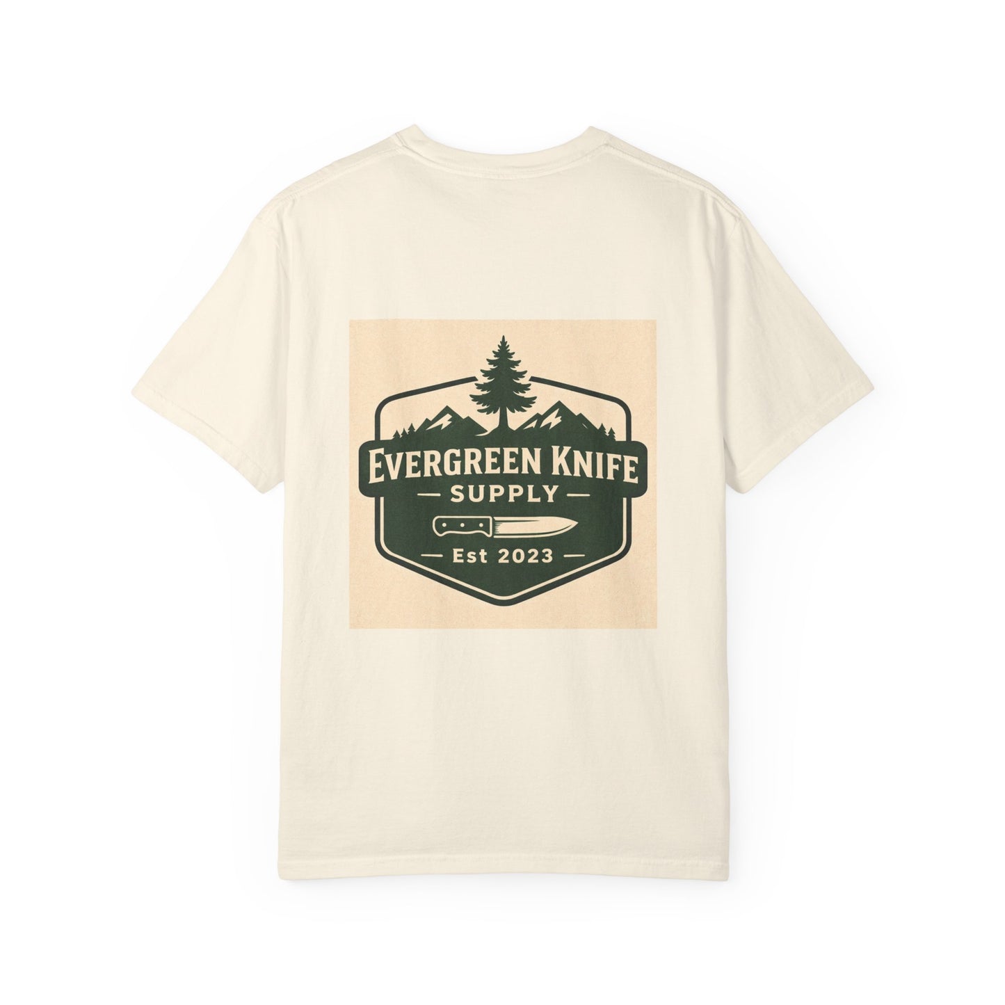 Evergreen Knife Supply T-Shirt — Outdoor Camping Logo Tee