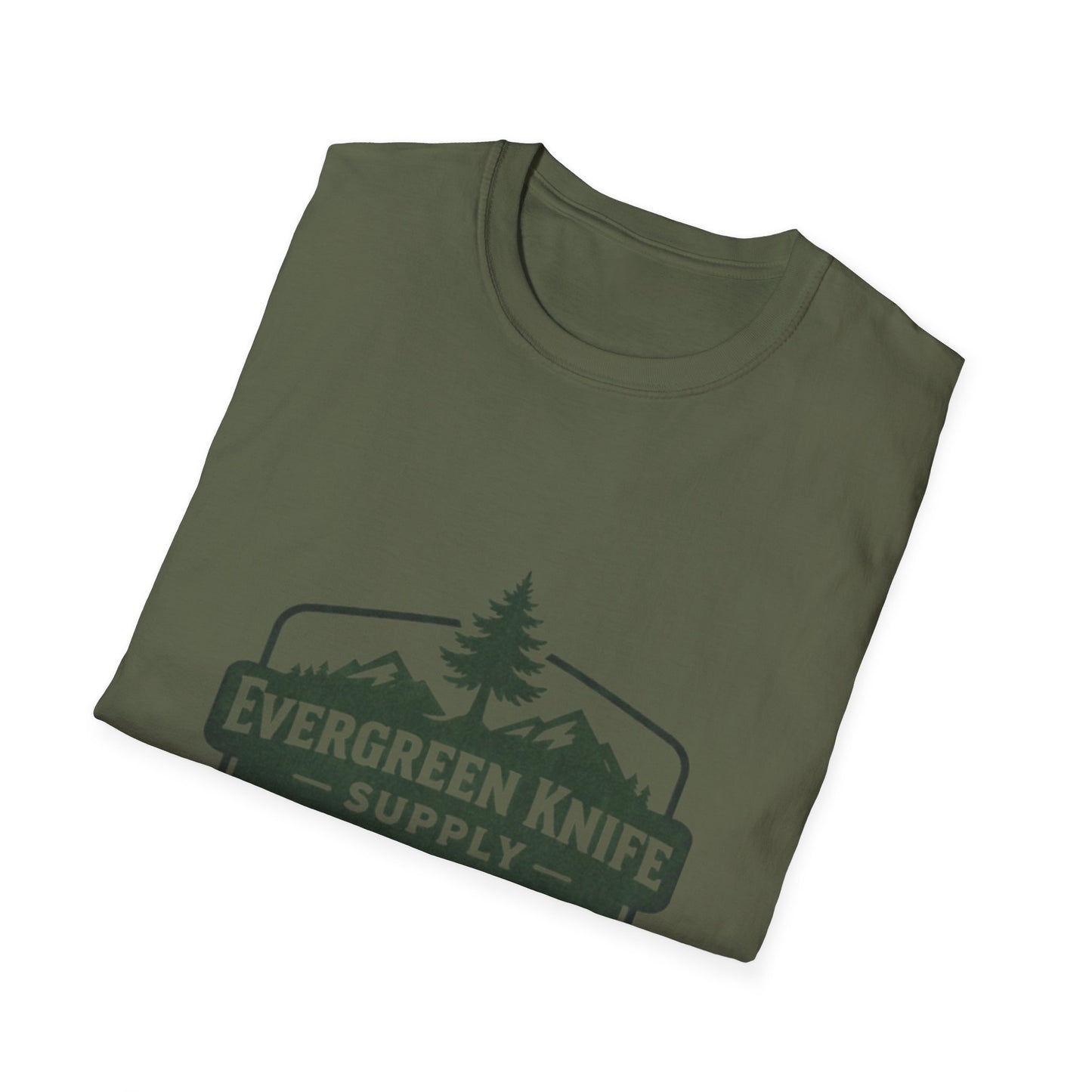 Evergreen Knife Supply Logo T-Shirt — Outdoor Camping Gear Tee