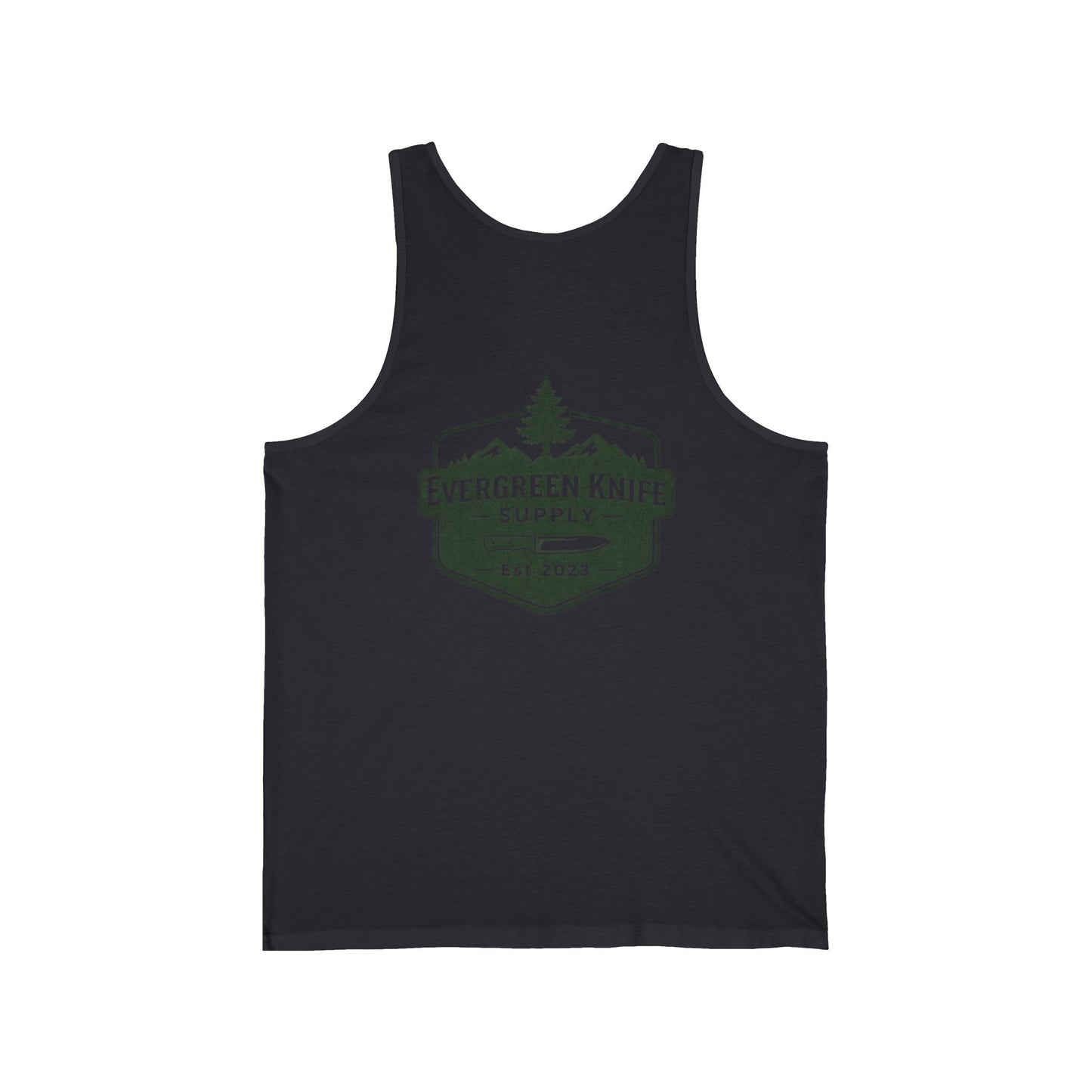 Evergreen Knife Supply Tank Top — Outdoor Camping Logo Vest