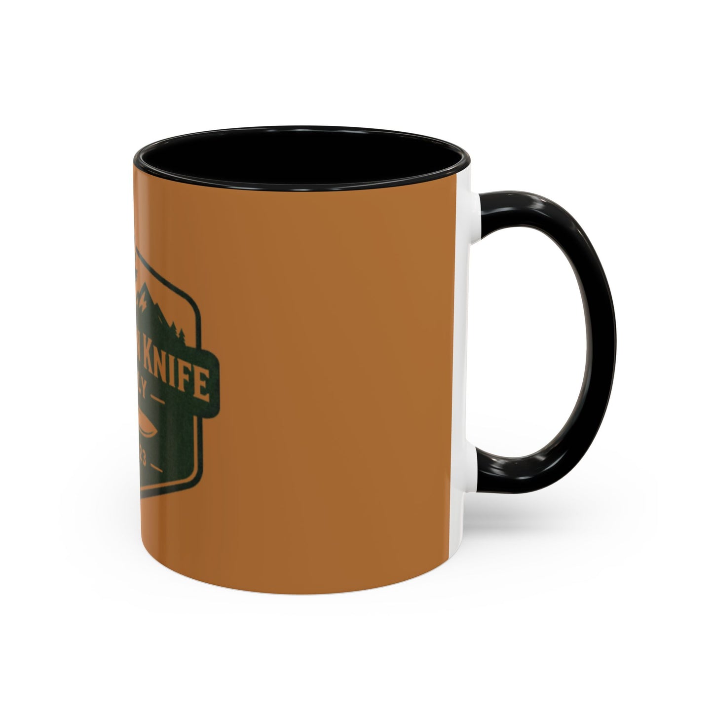 Evergreen Knife Supply Coffee Mug — Rustic Outdoor Camper 11/15oz Accent Mug