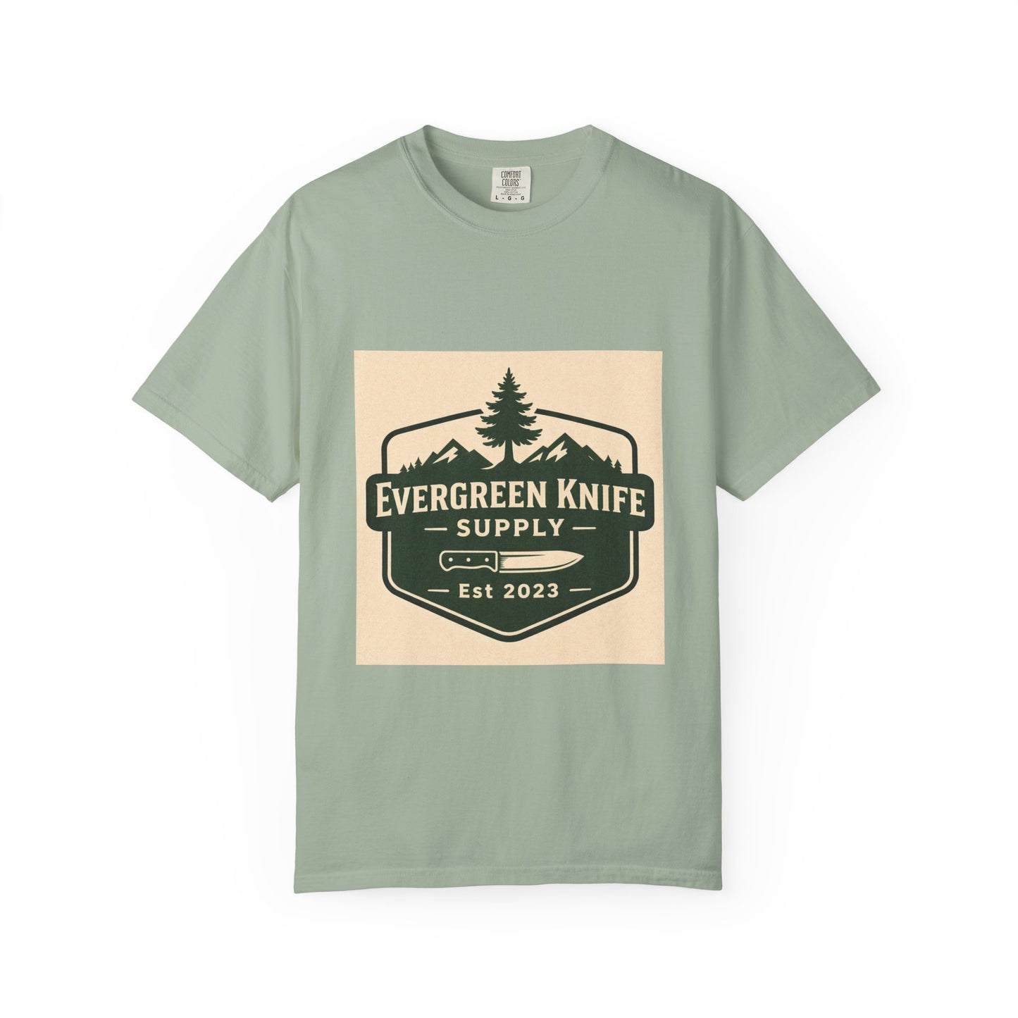 Evergreen Knife Supply T-Shirt — Outdoor Camping Logo Tee