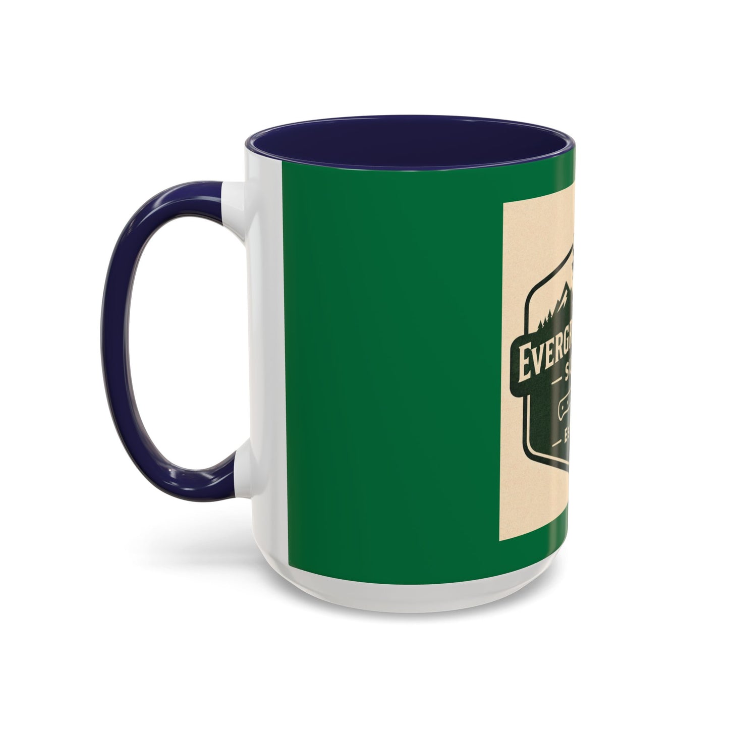 Evergreen Knife Supply Coffee Mug — Rustic Outdoor Camper 11/15oz Accent Mug