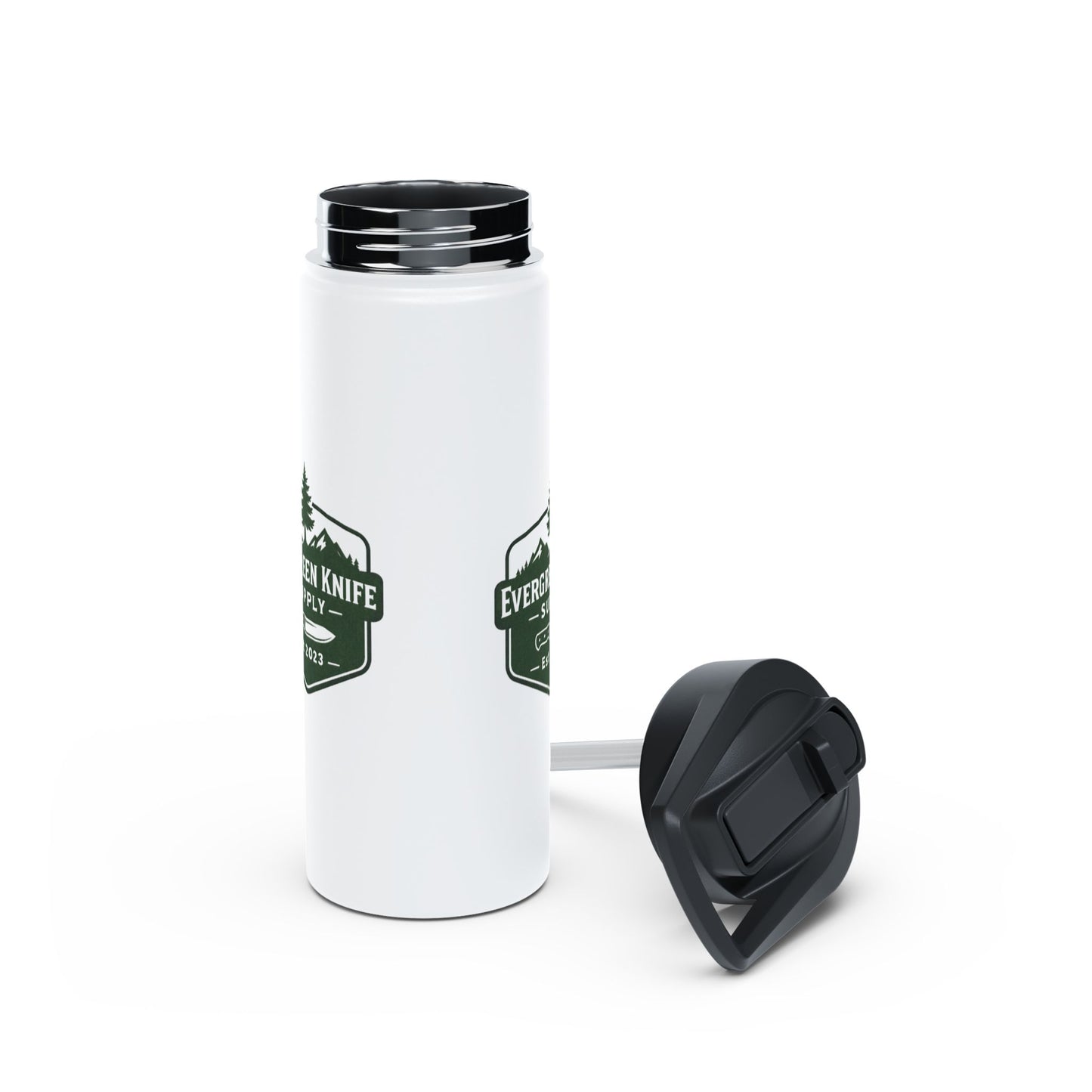 Everglades Park Badge Stainless Steel Water Bottle – Outdoor Adventure Insulated Bottle