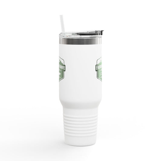 Evergreen Knife Supply 40oz Insulated Travel Mug - Outdoor Camping Tumbler