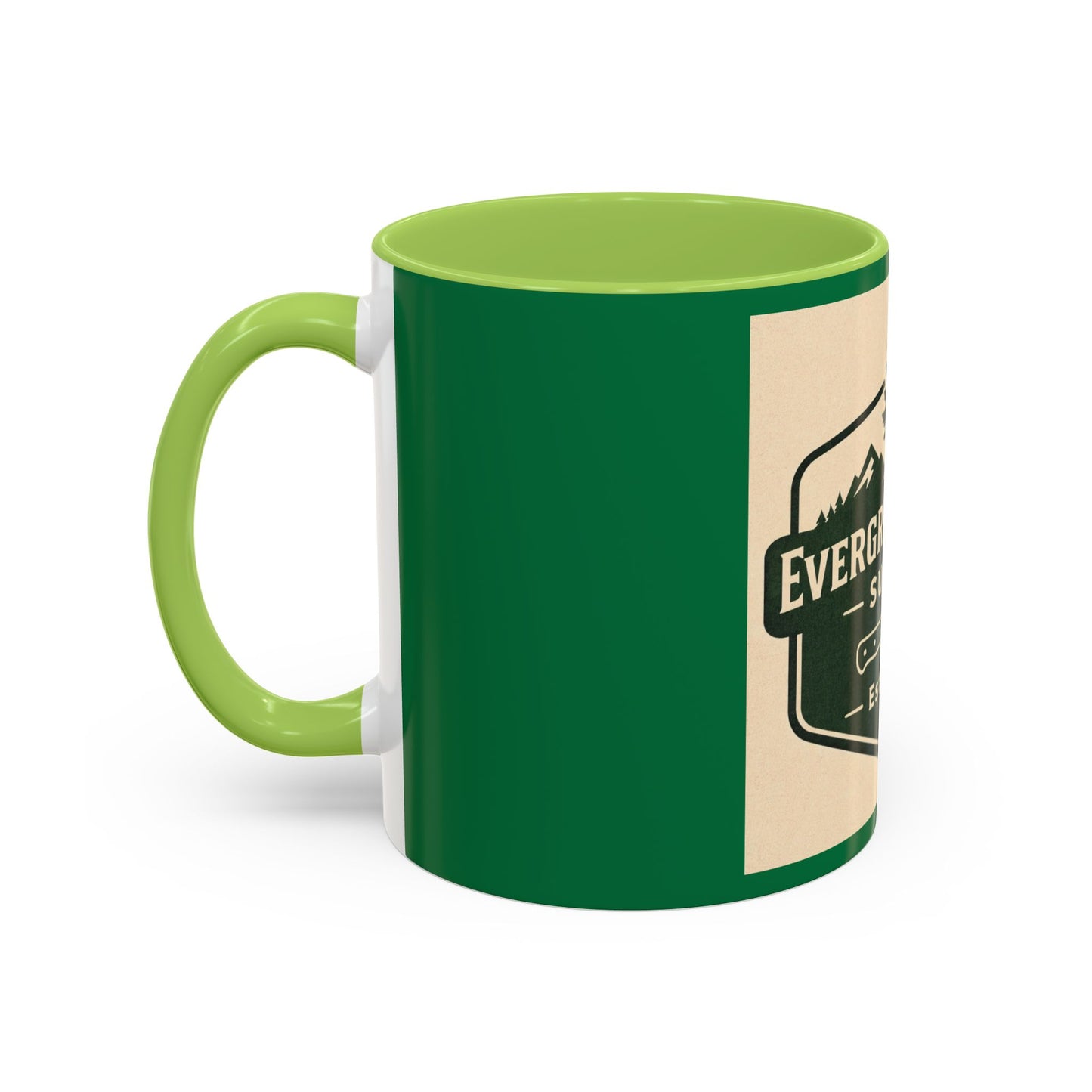 Evergreen Knife Supply Coffee Mug — Rustic Outdoor Camper 11/15oz Accent Mug