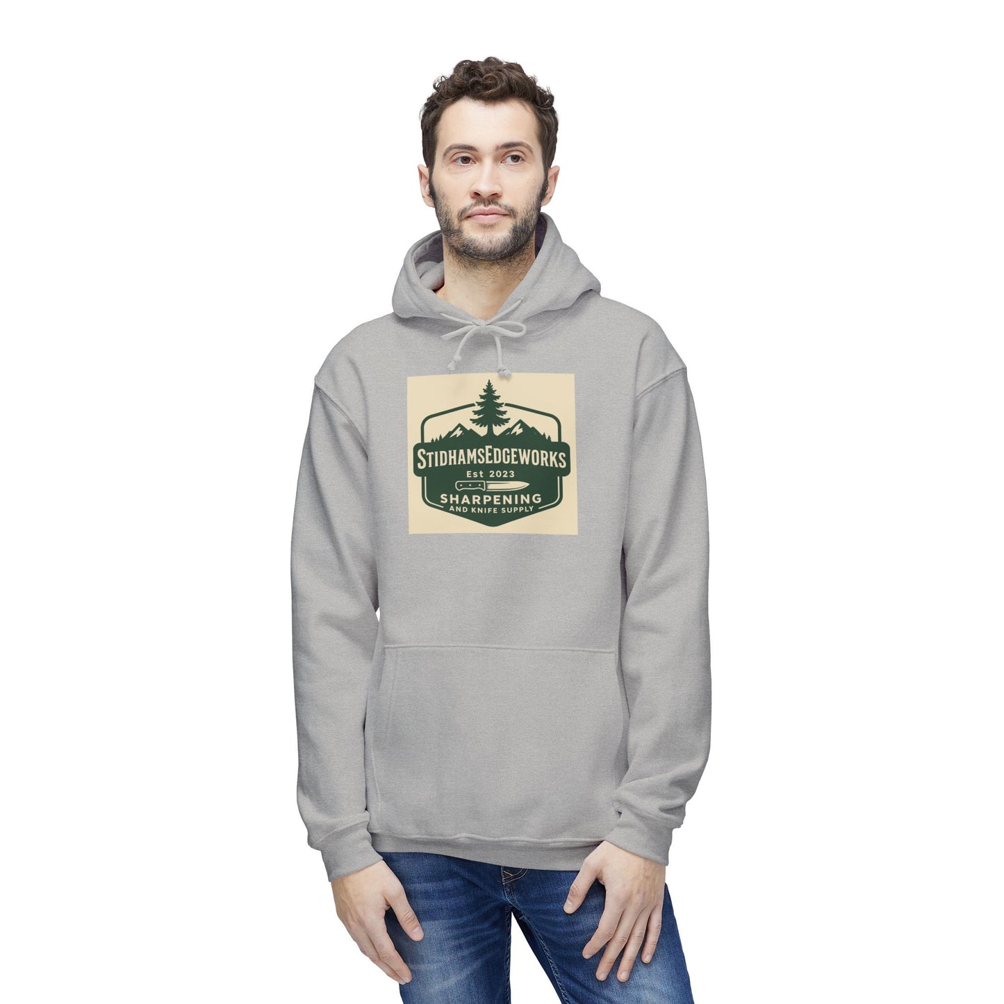 Lumberjack Themed Unisex Hooded Sweatshirt, Cozy Gift for Outdoor Enthusiasts, Tree Lover's Apparel, Perfect for Fall Camping