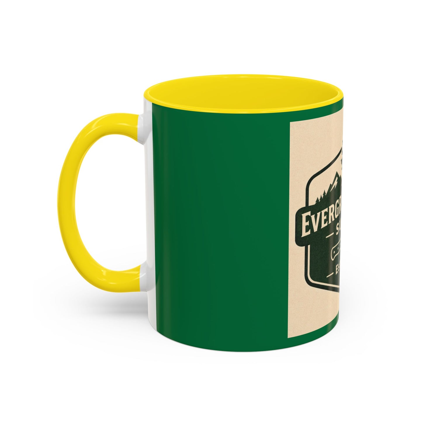 Evergreen Knife Supply Coffee Mug — Rustic Outdoor Camper 11/15oz Accent Mug