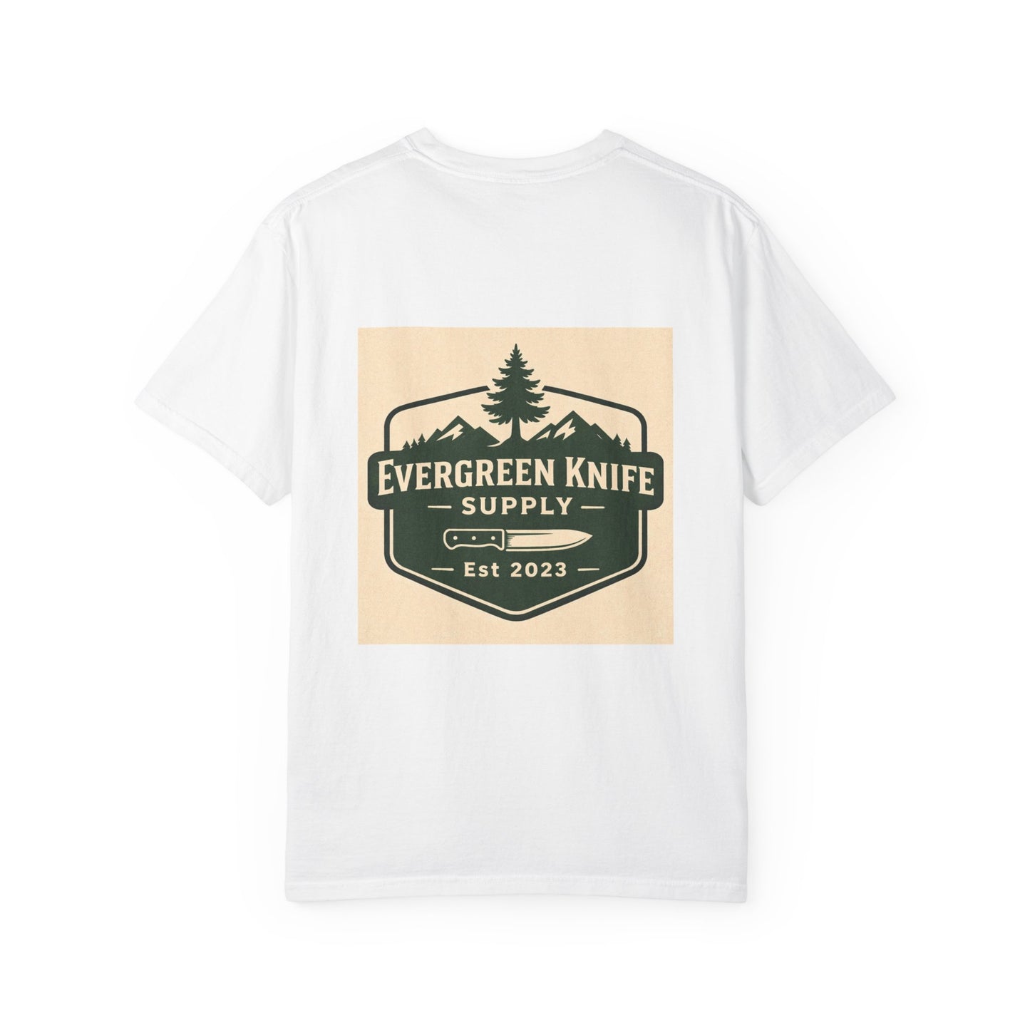 Evergreen Knife Supply T-Shirt — Outdoor Camping Logo Tee