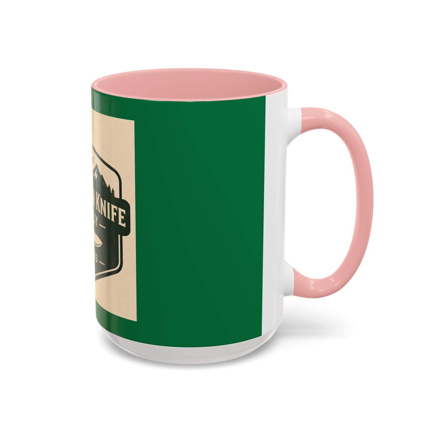 Evergreen Knife Supply Coffee Mug — Rustic Outdoor Camper 11/15oz Accent Mug