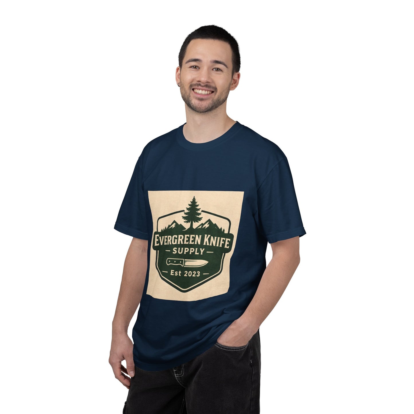 Evergreen Knife Supply T-Shirt — Outdoor Camping Logo Tee