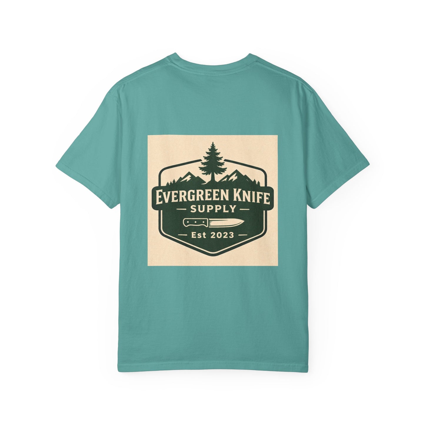 Evergreen Knife Supply T-Shirt — Outdoor Camping Logo Tee