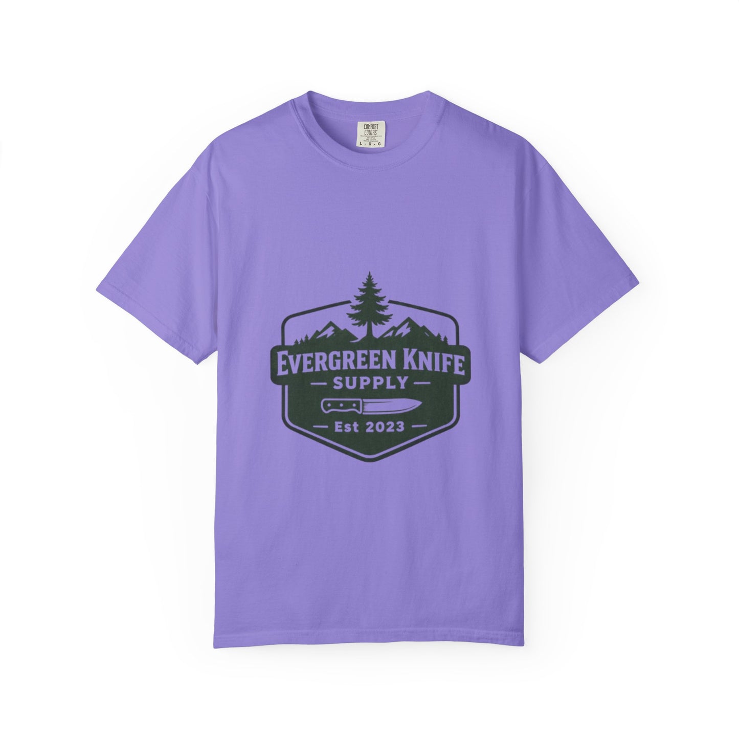 Evergreen Knife Supply T-Shirt — Outdoor Camping Logo Tee