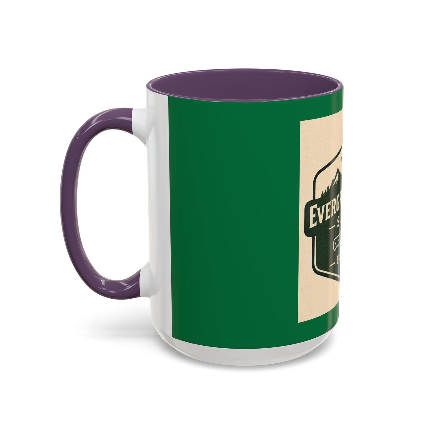 Evergreen Knife Supply Coffee Mug — Rustic Outdoor Camper 11/15oz Accent Mug