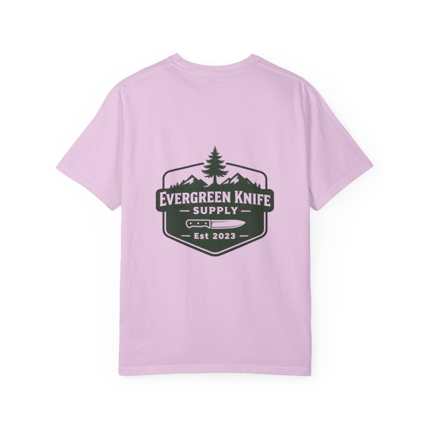 Evergreen Knife Supply T-Shirt — Outdoor Camping Logo Tee