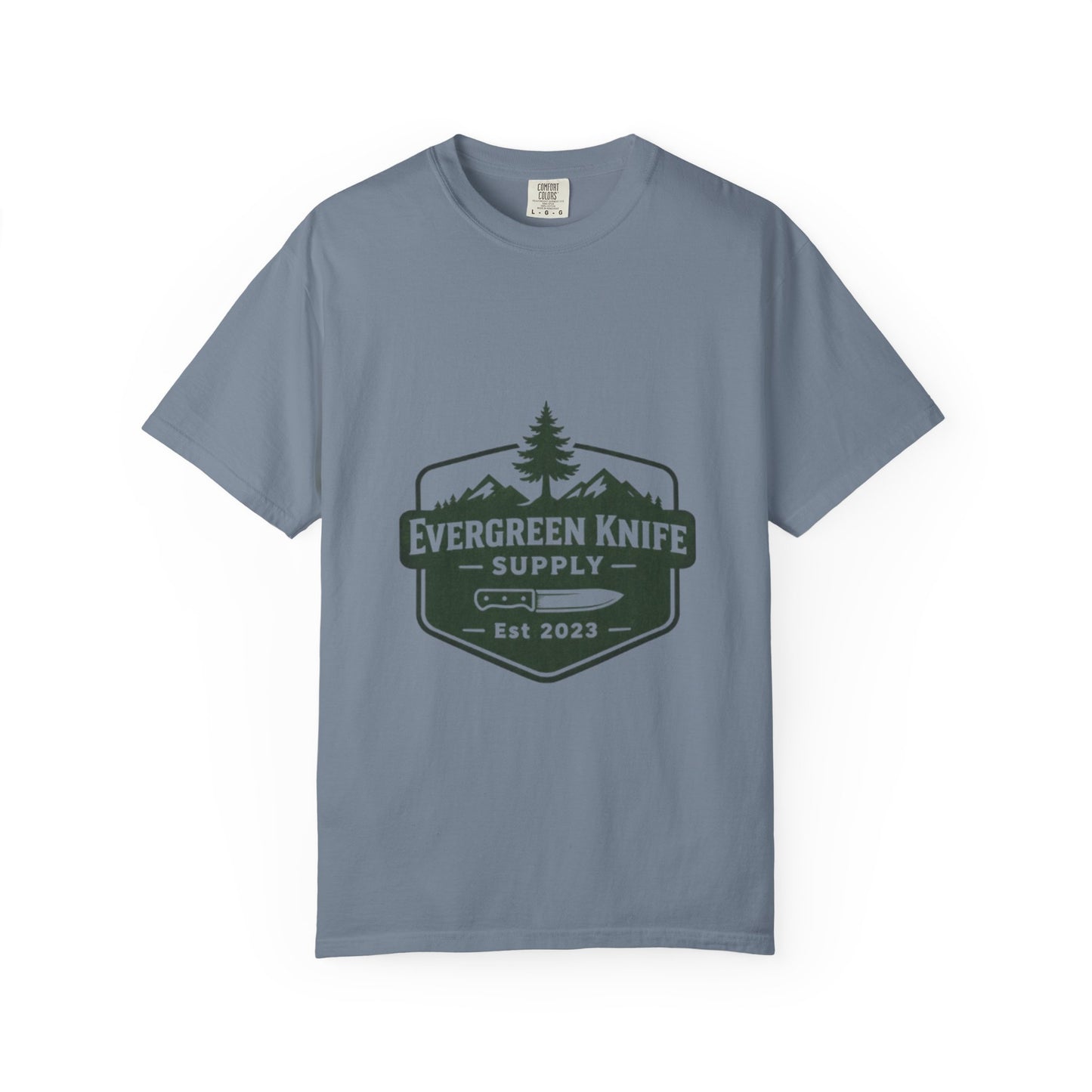 Evergreen Knife Supply T-Shirt — Outdoor Camping Logo Tee