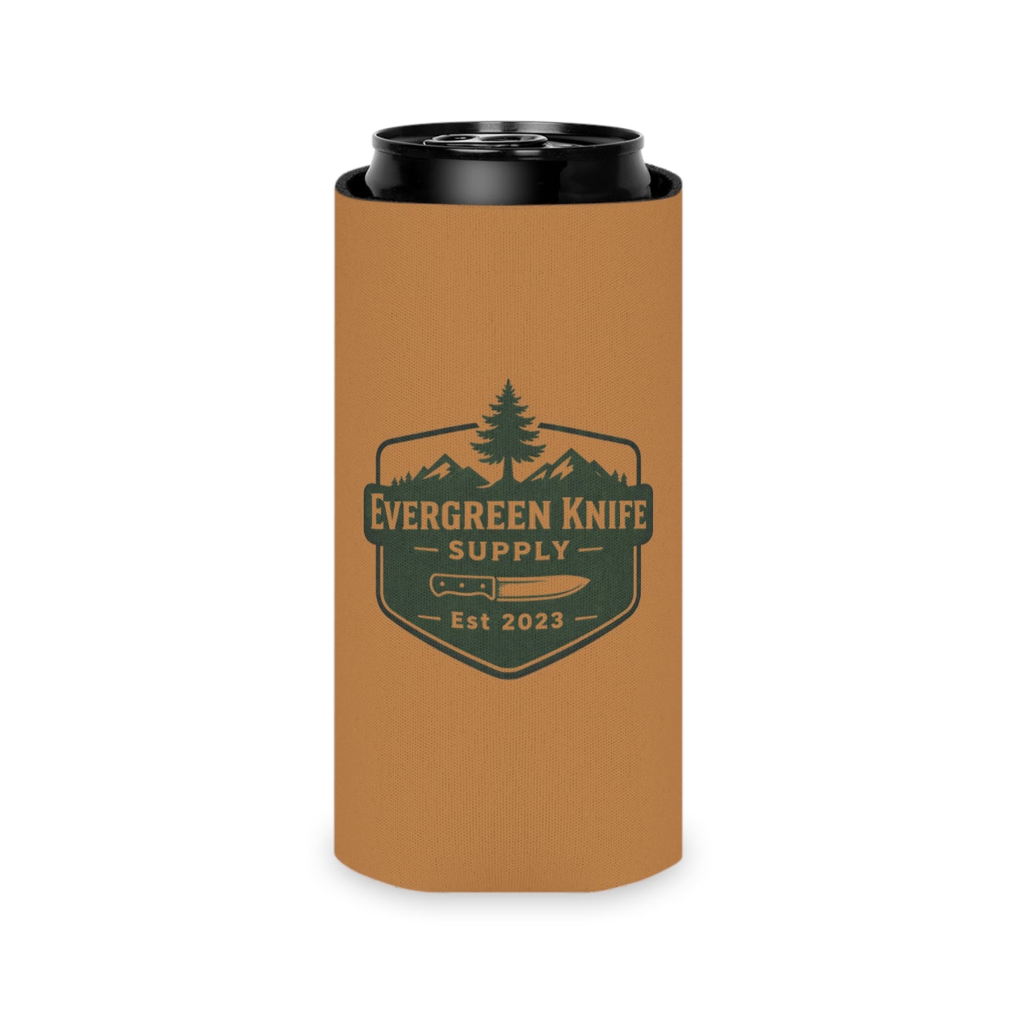 Outdoor Adventure Can Cooler, Personalized Gift for Dad, Camping Accessory, Birthday Present, BBQ Essential, Brewery Keepsake
