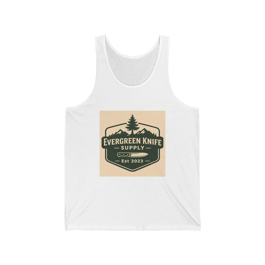 Evergreen Knife Supply Tank Top — Outdoor Camping Logo Vest