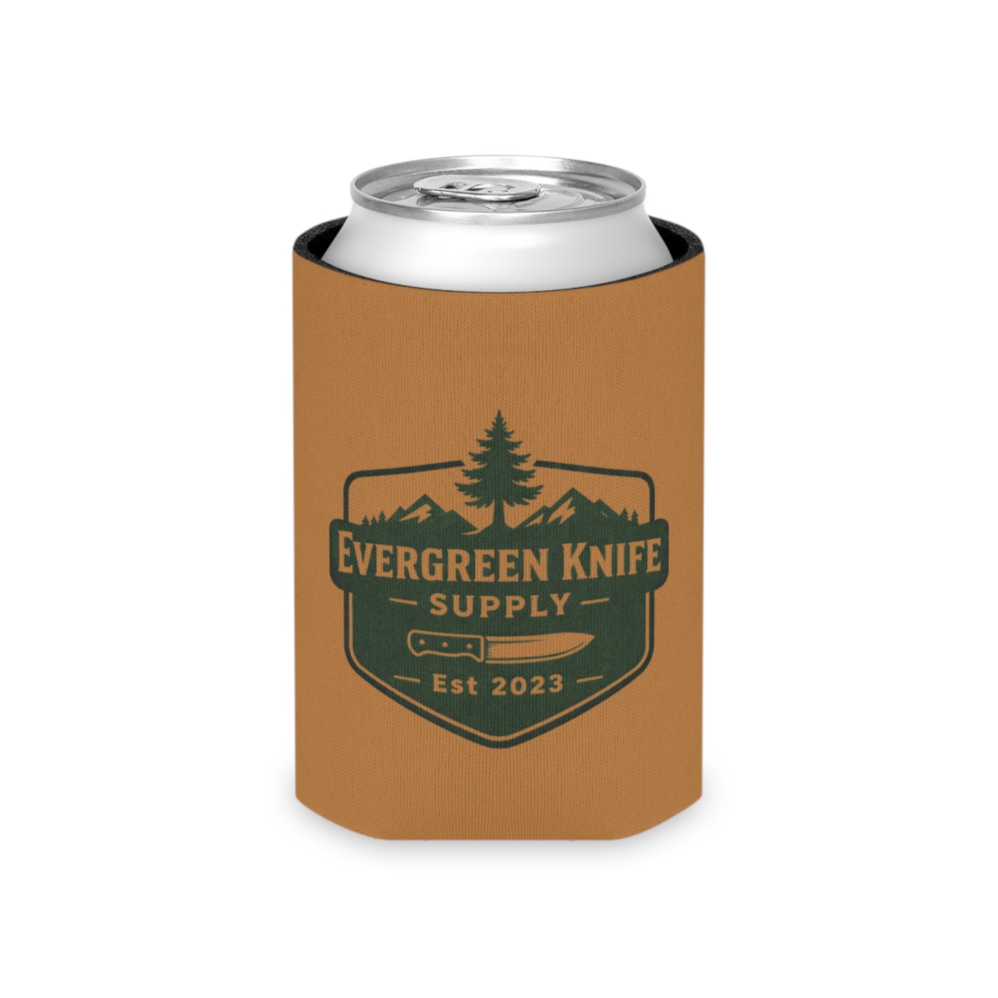 Outdoor Adventure Can Cooler, Personalized Gift for Dad, Camping Accessory, Birthday Present, BBQ Essential, Brewery Keepsake