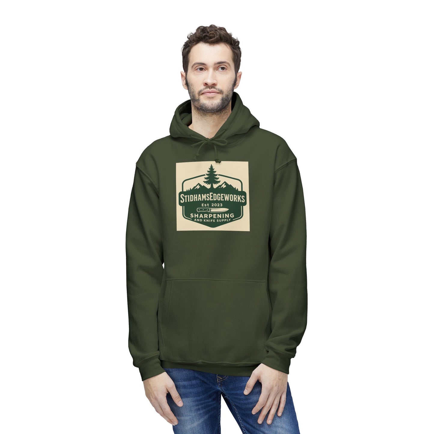 Lumberjack Themed Unisex Hooded Sweatshirt, Cozy Gift for Outdoor Enthusiasts, Tree Lover's Apparel, Perfect for Fall Camping