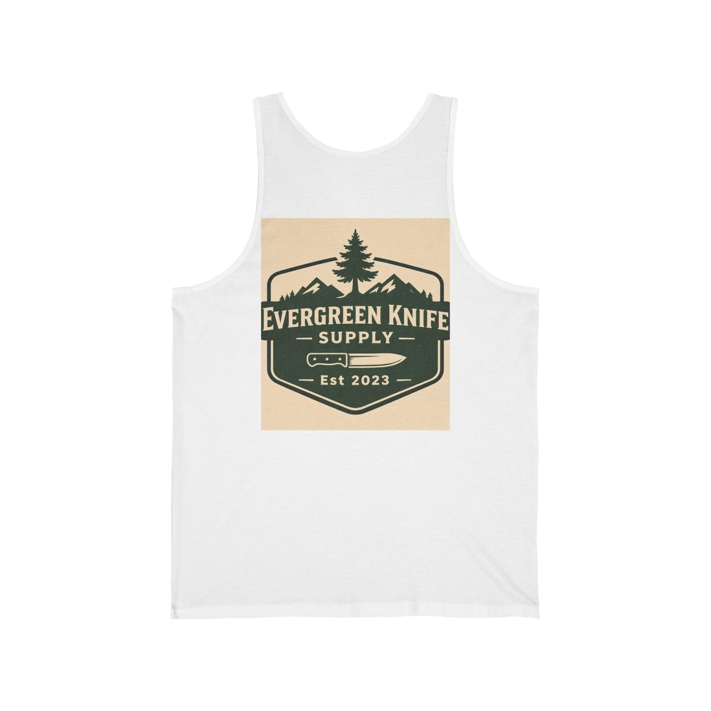 Evergreen Knife Supply Tank Top — Outdoor Camping Logo Vest