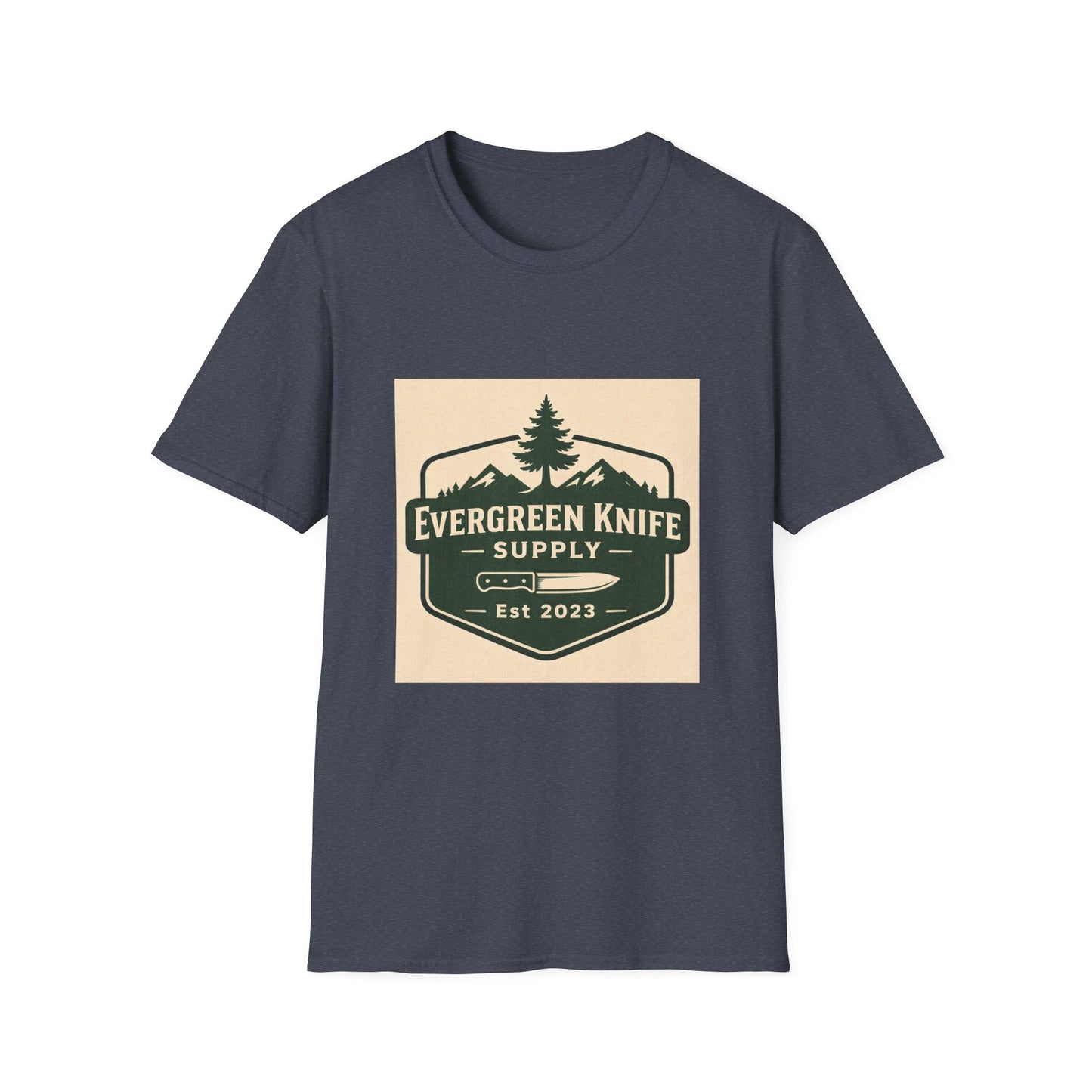 Evergreen Knife Supply Logo T-Shirt — Outdoor Camping Gear Tee