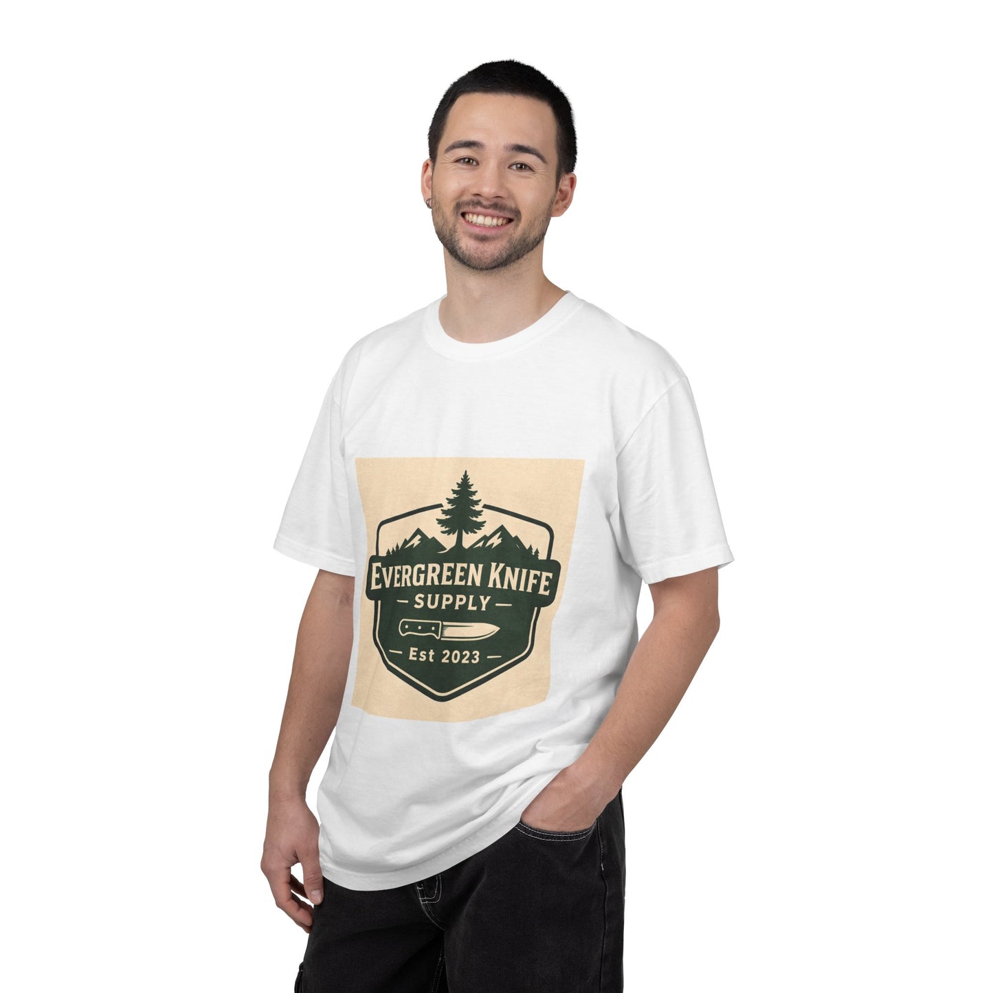 Evergreen Knife Supply T-Shirt — Outdoor Camping Logo Tee